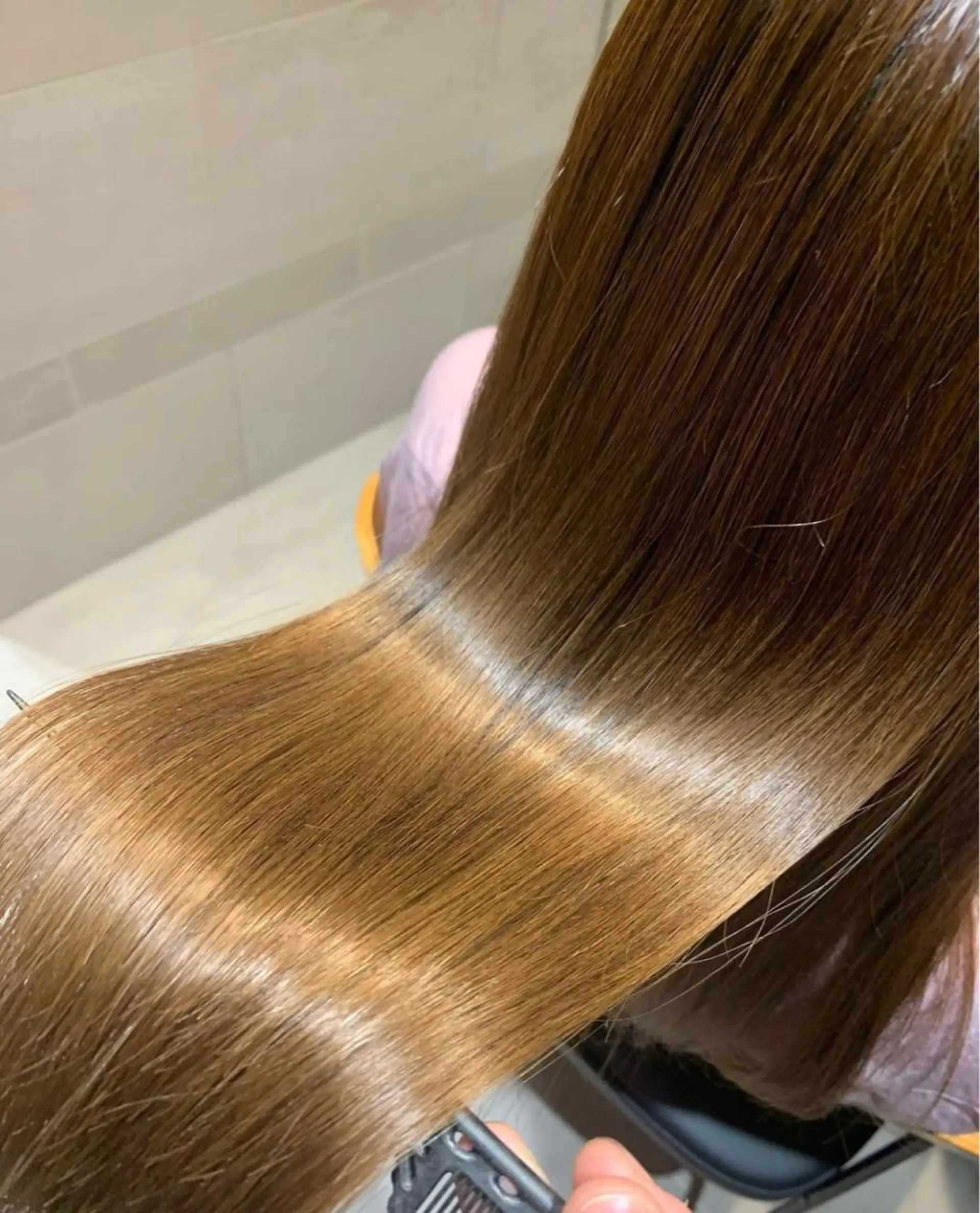 ロング パーマ 髪質改善 縮毛矯正 髪質改善/カラー/ カット/富岡佑麻のヘアスタイル