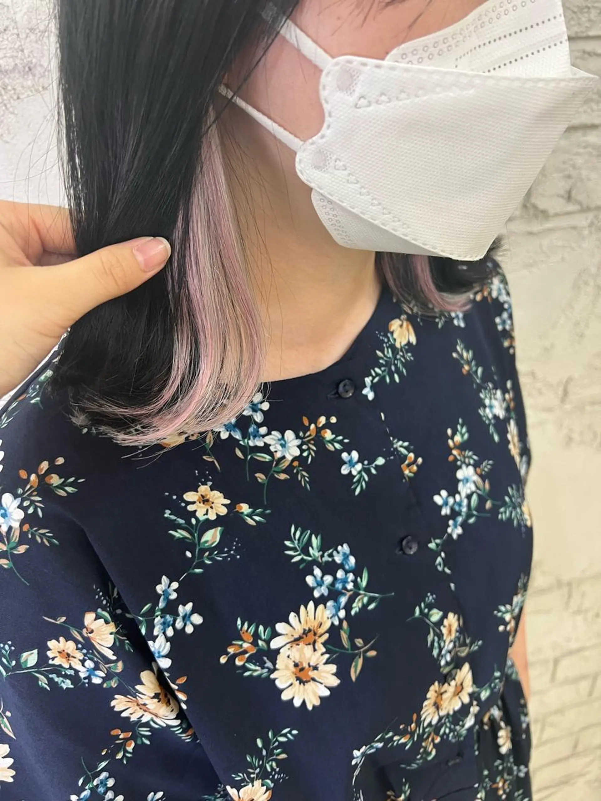 ミディアム エクステ エクステ＆艶カラー 🎀YURINA🎀のヘアスタイル