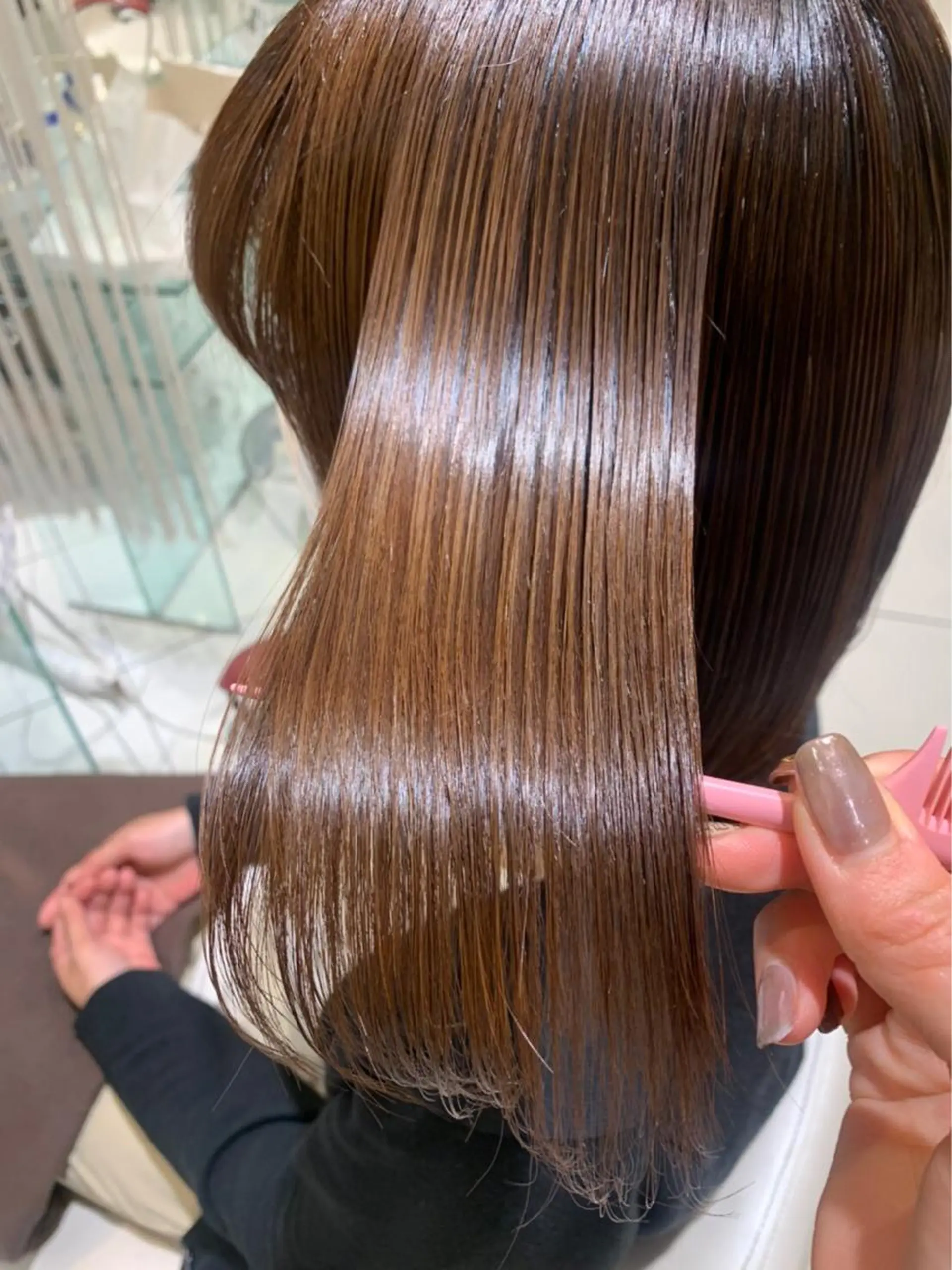 ミディアム EARTH 越谷店のヘアスタイル