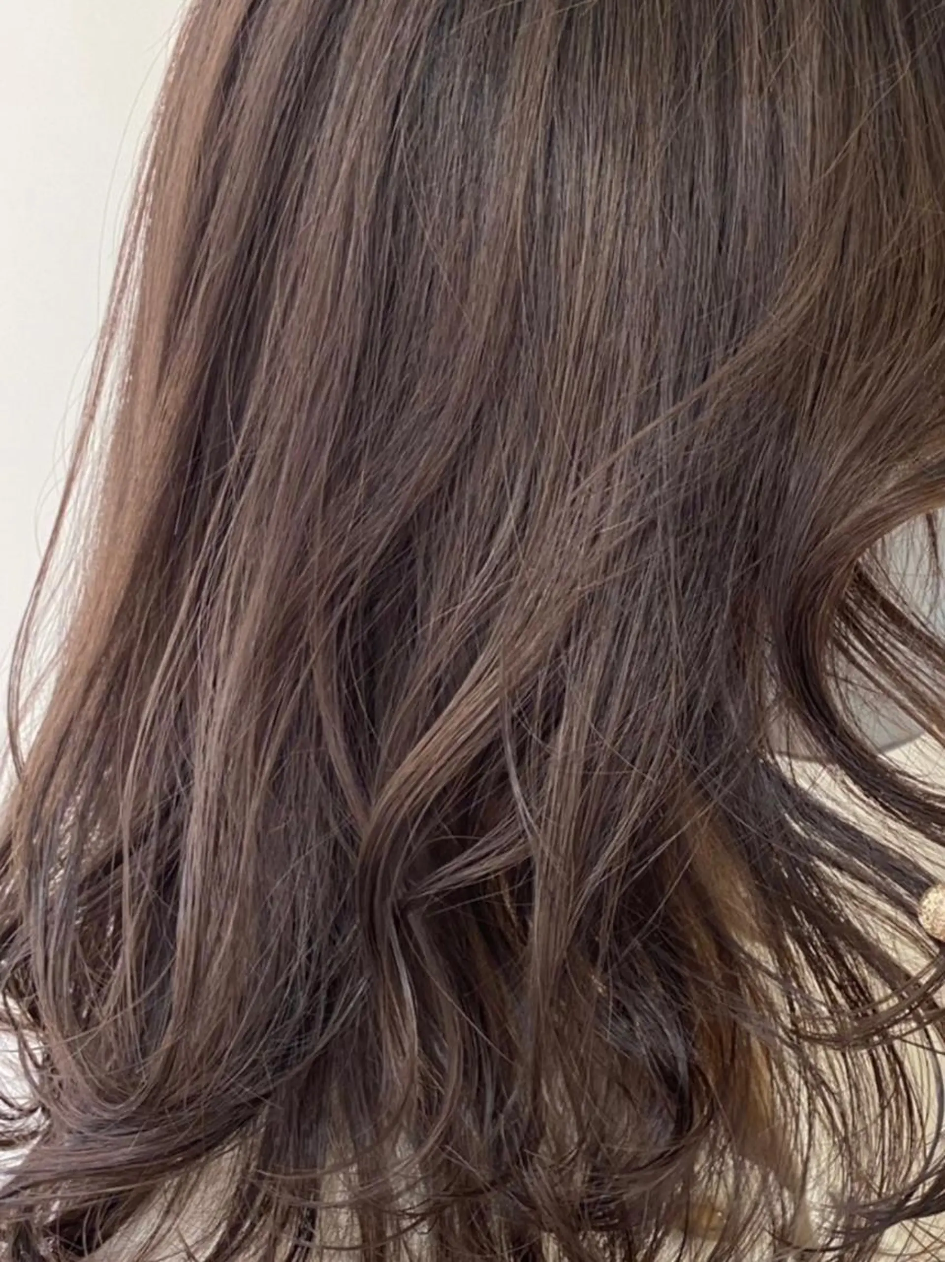 カラー 韓国レイヤー🪽 耳ツボジュエリーのヘアスタイル