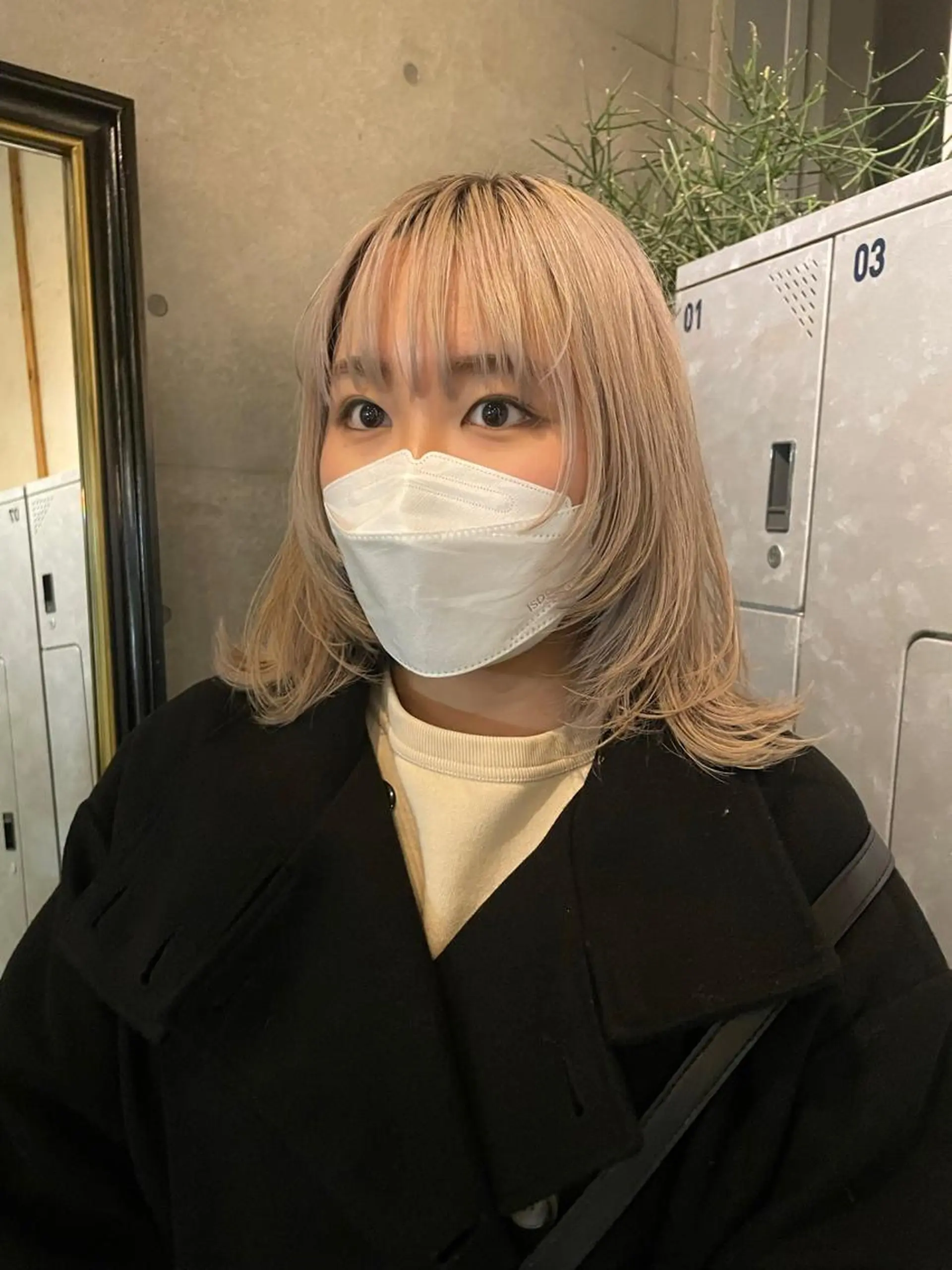 ミディアム カラー 高橋 りかのヘアスタイル