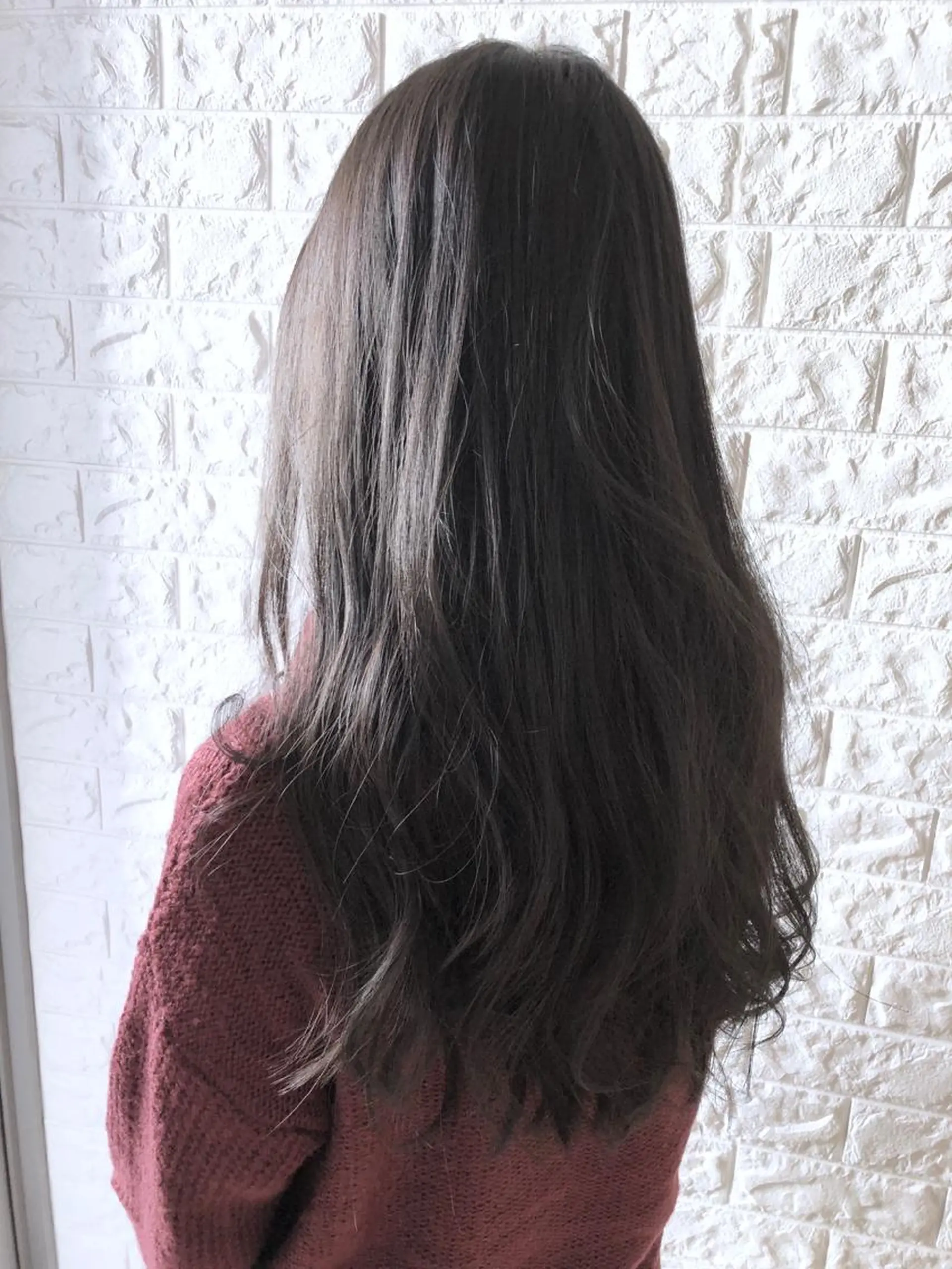 ロング アッシュ カット ヘアカラー トリートメント 縮毛矯正/髪質改善 主税巧一のヘアスタイル