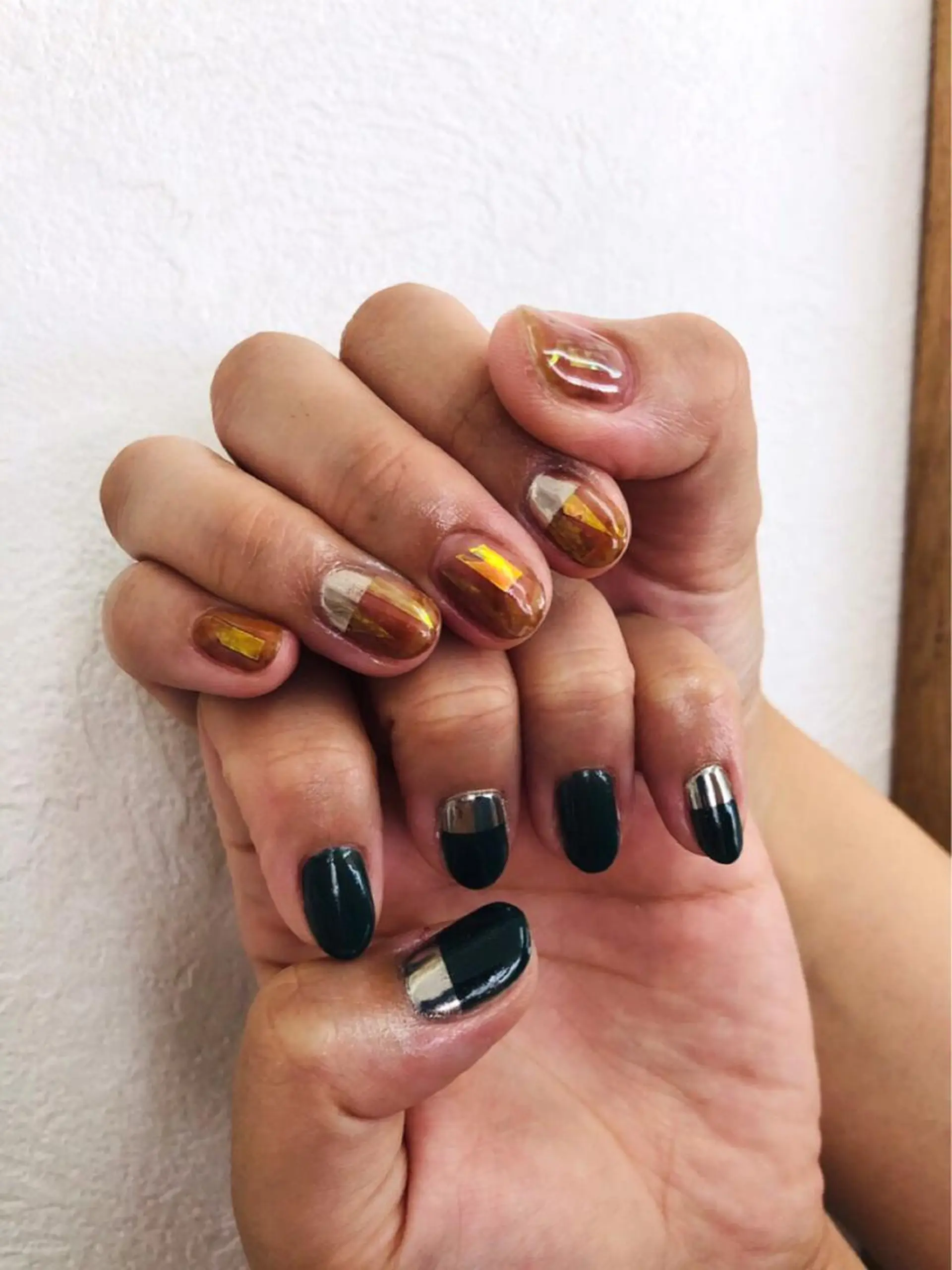 ネイル アートネイル ブルー ジェルネイル スカルプネイル 豊橋美容院 ソンリエのヘアスタイル