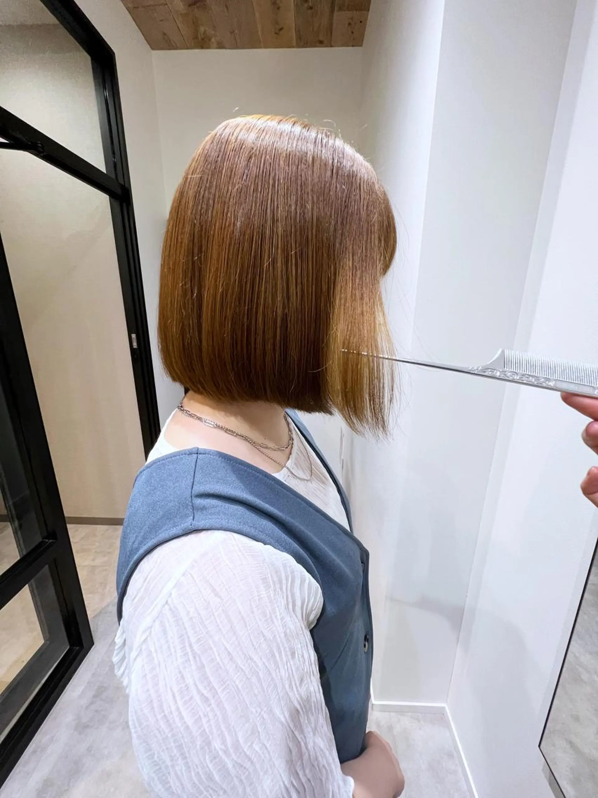 ショート カラー 髪質改善 トリートメント fhami 店長 髪質改善　DAITOのヘアスタイル