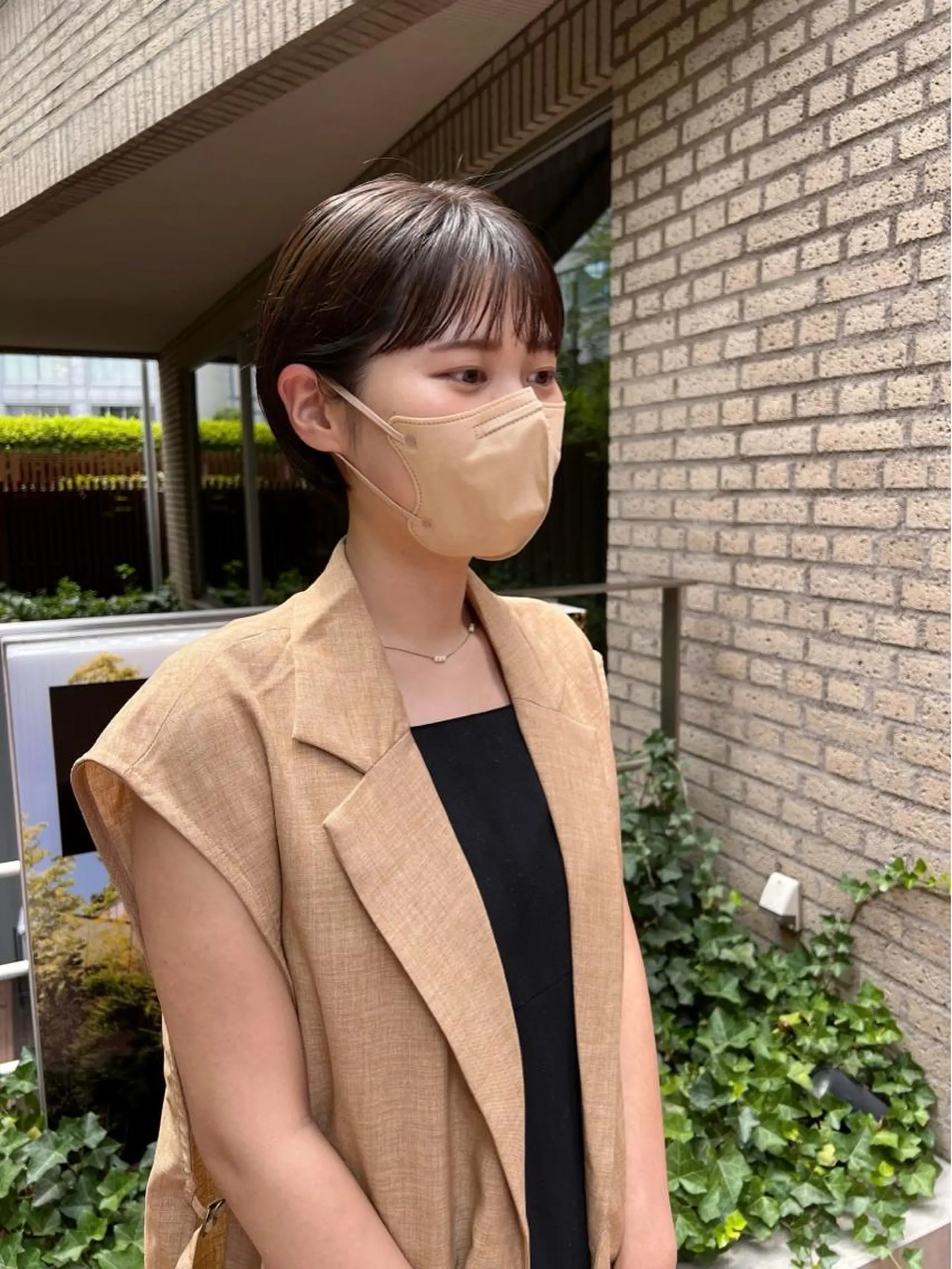 ショート ショートヘア 大人可愛い♡コテ巻き パーマ🌼杉田 萌恵のヘアスタイル