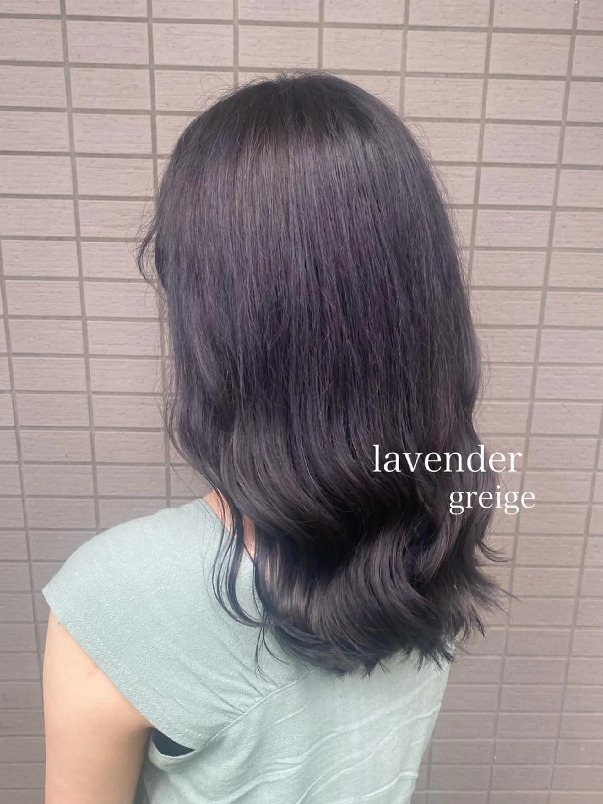 セミロング カラー ヘアアレンジ あおい 🍒暖色カラーのヘアスタイル