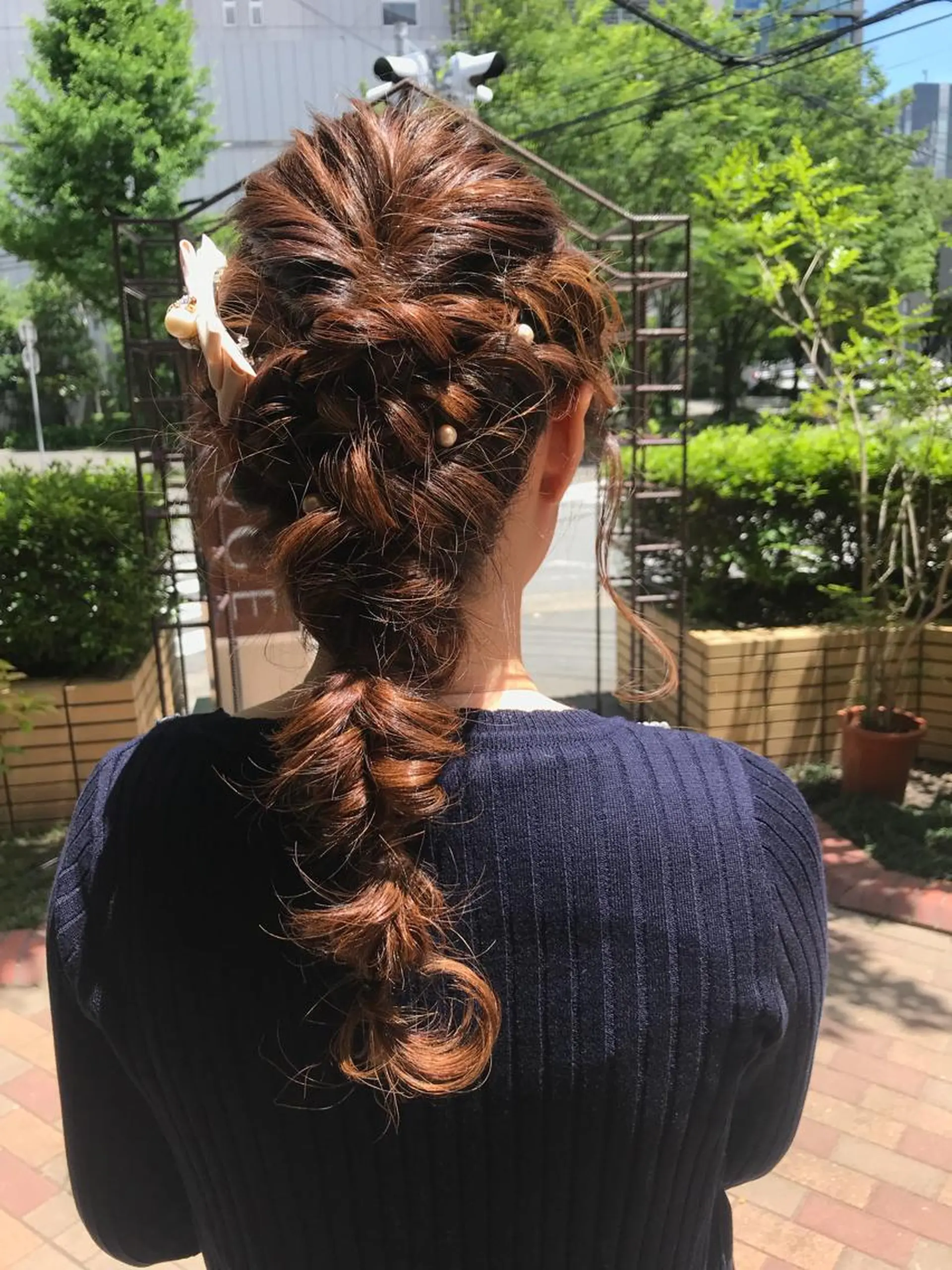 ヘアアレンジ ヘアセット 勝野 麻美のヘアスタイル