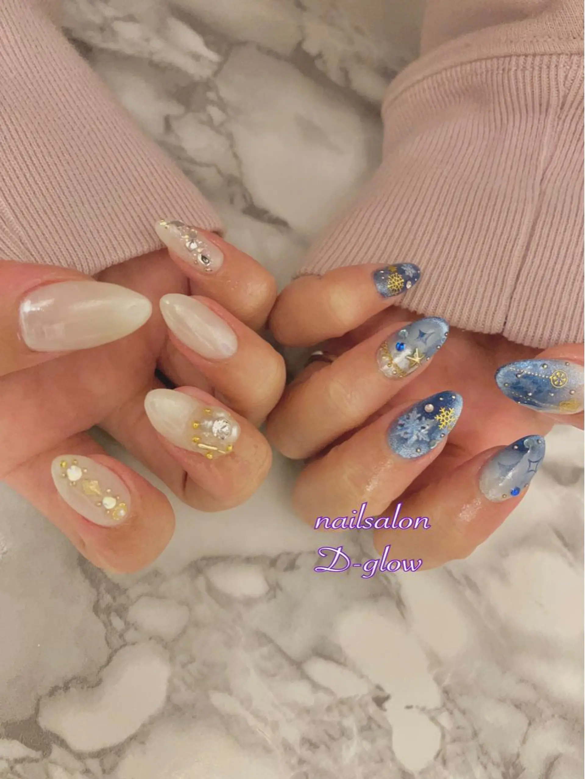 ネイル ハンドネイル ネイルサロン D-glowのネイルデザイン