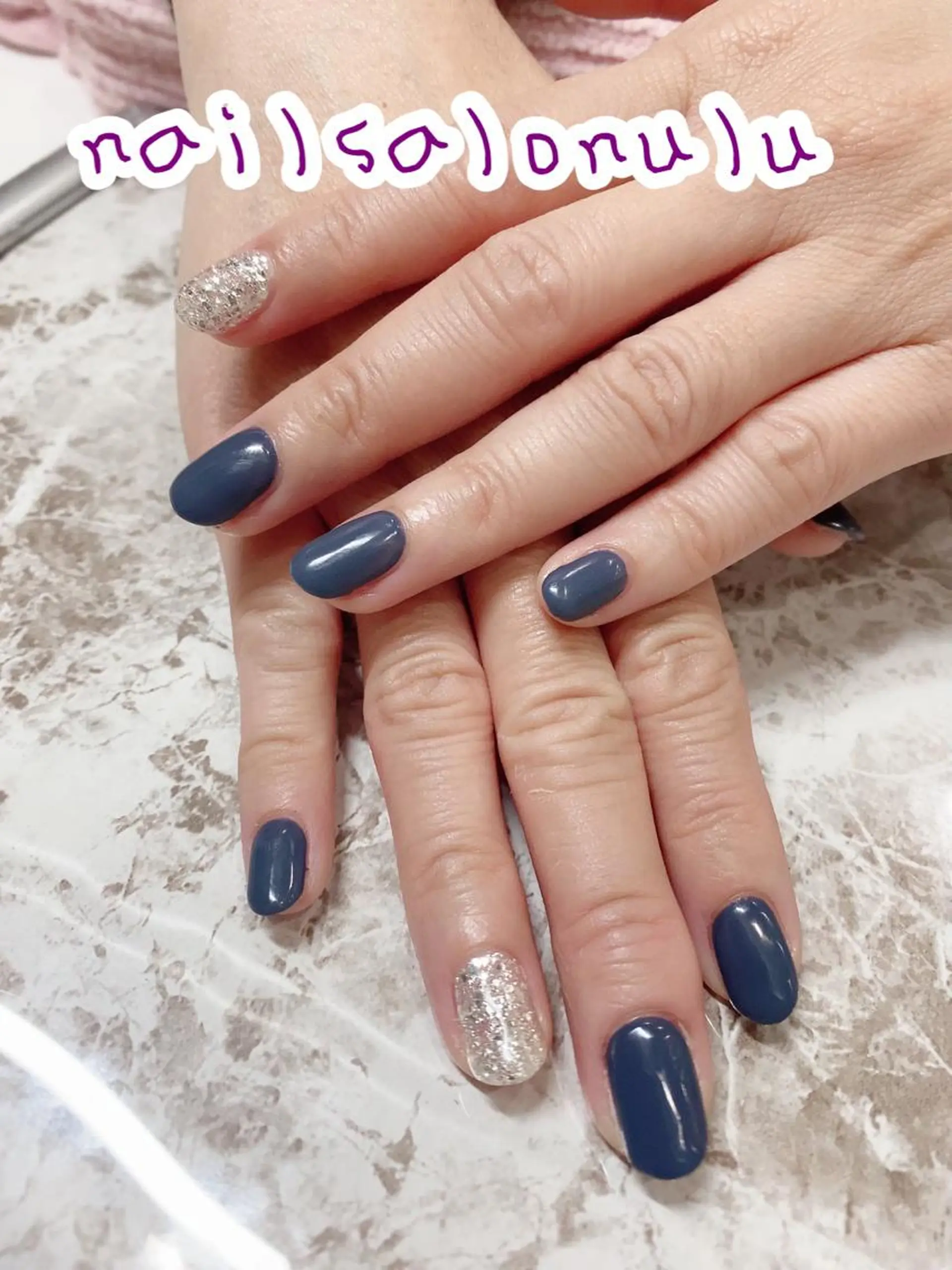 ネイル ワンカラーネイル ハンドネイル nail salon uluのネイルデザイン