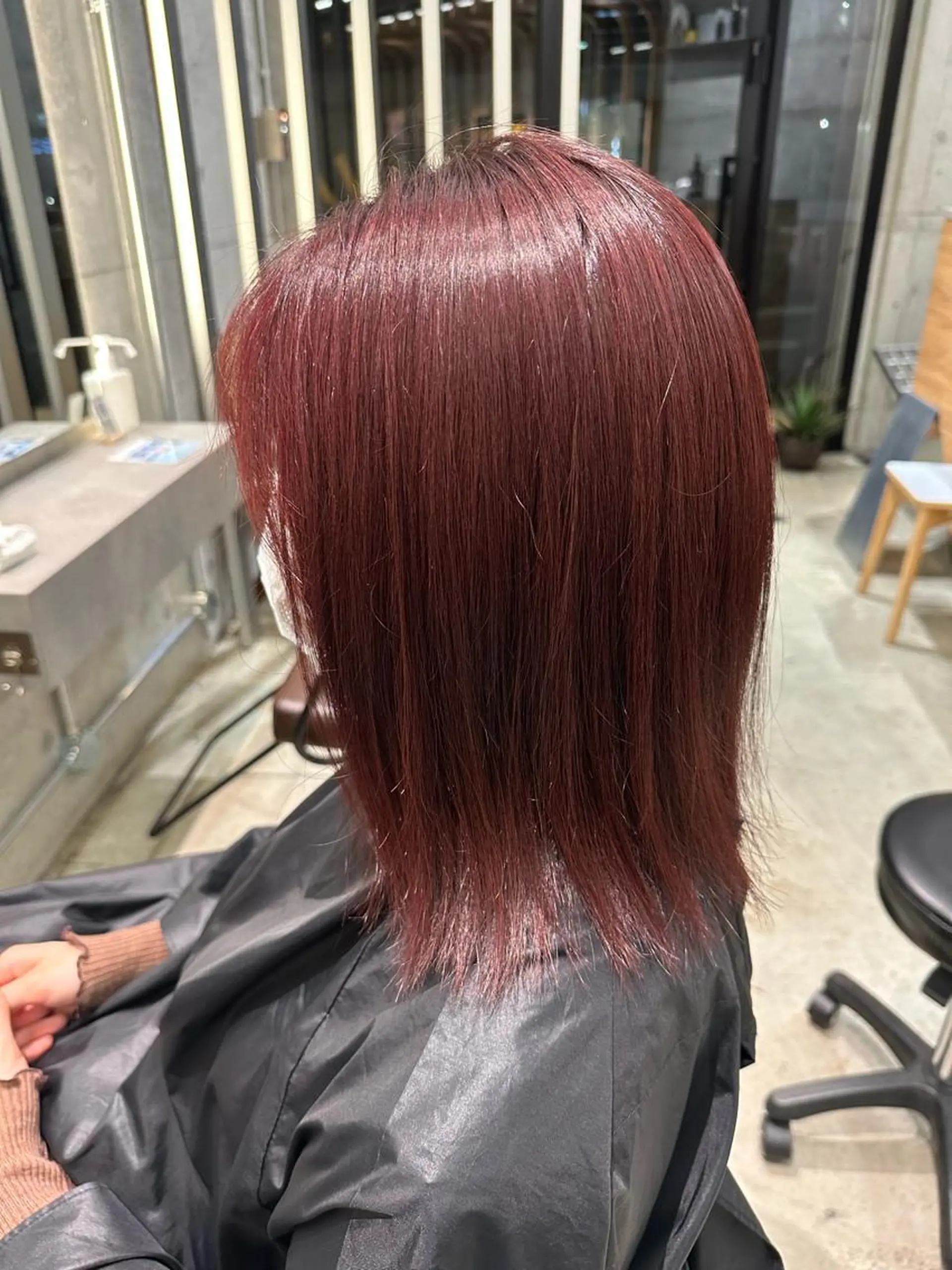 カラー タグチ アスカのヘアスタイル