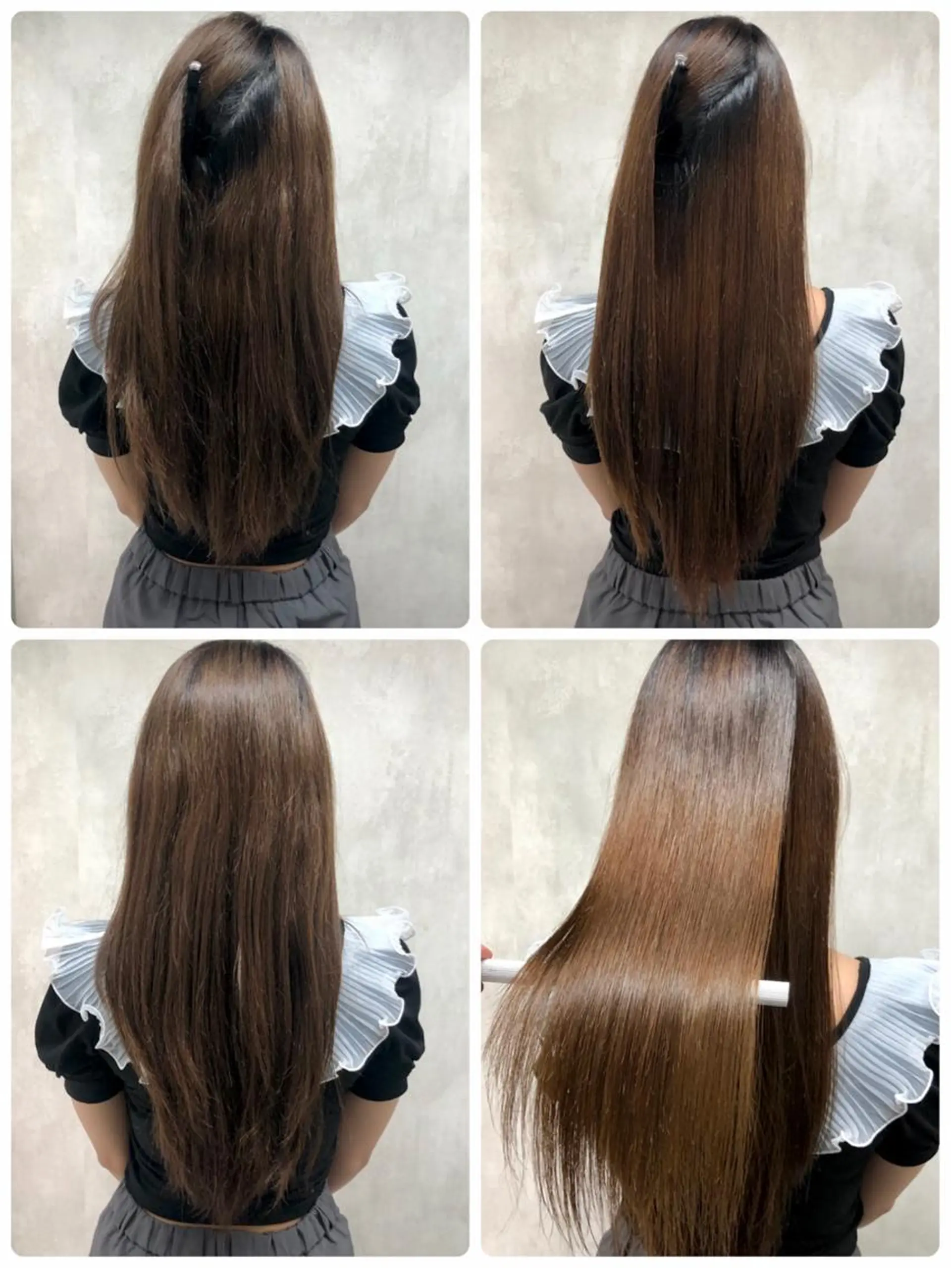 ロング 縮毛矯正 トリートメント ⚠️美容室迷子⚠️ 谷口にお任せ😊のヘアスタイル