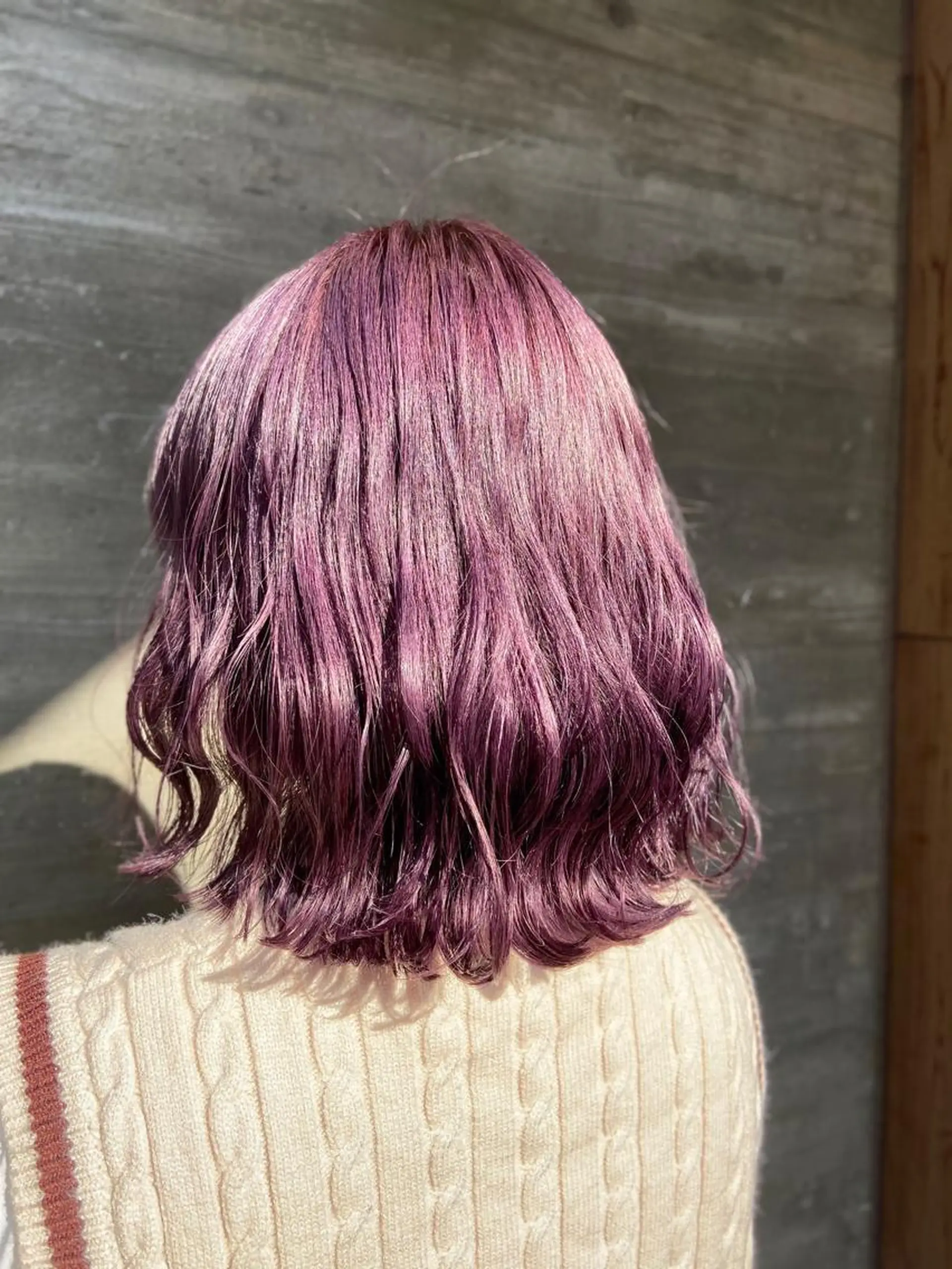 ミディアム カラー ピンクカラー 暗髪/艶髪/Ono .のヘアスタイル