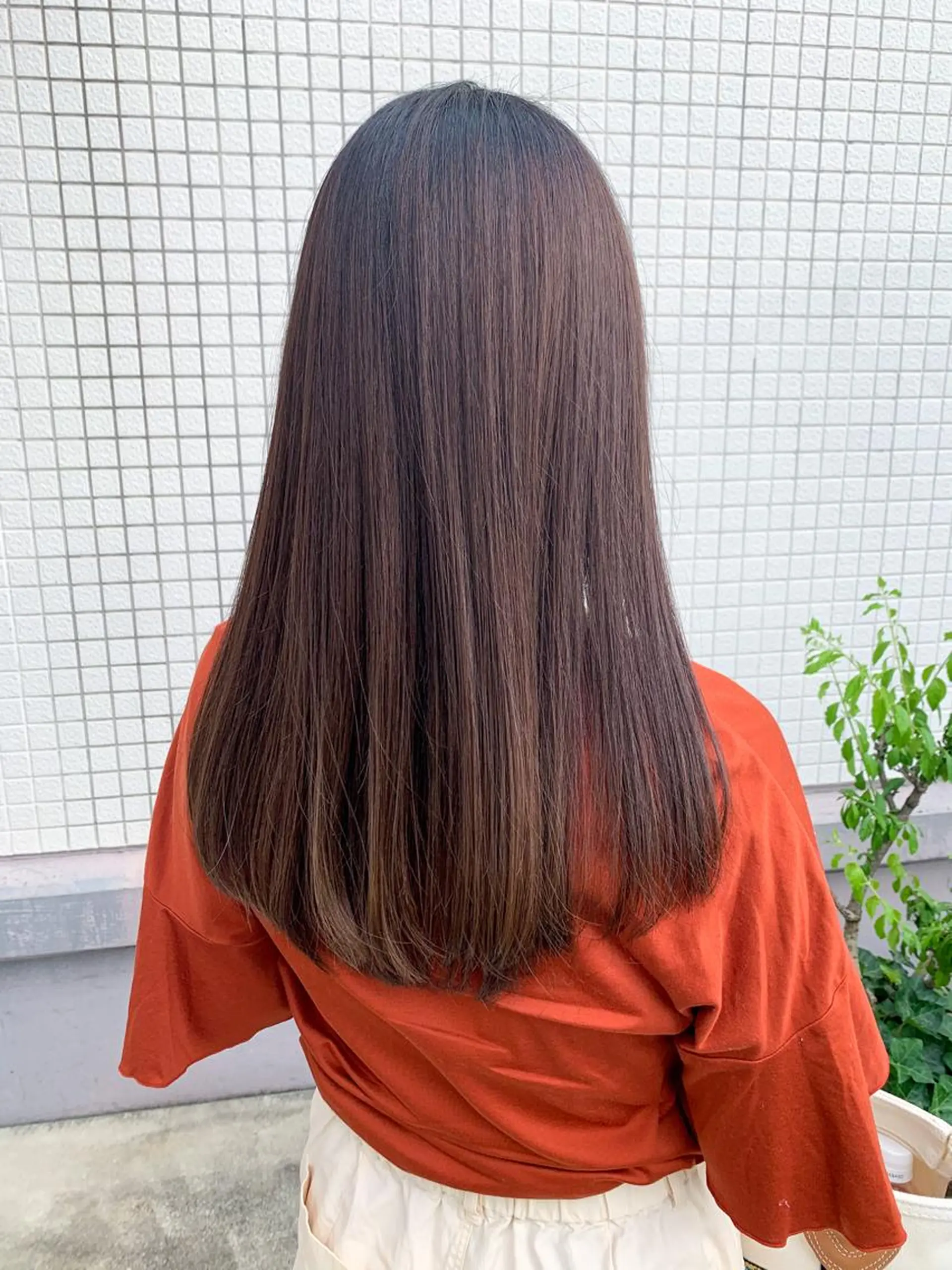 セミロング カラー セミロングパーマ アッシュ ブリーチ ケアブリーチ 透明感カラー モリシュンスケ /レイヤー/髪質改善のヘアスタイル