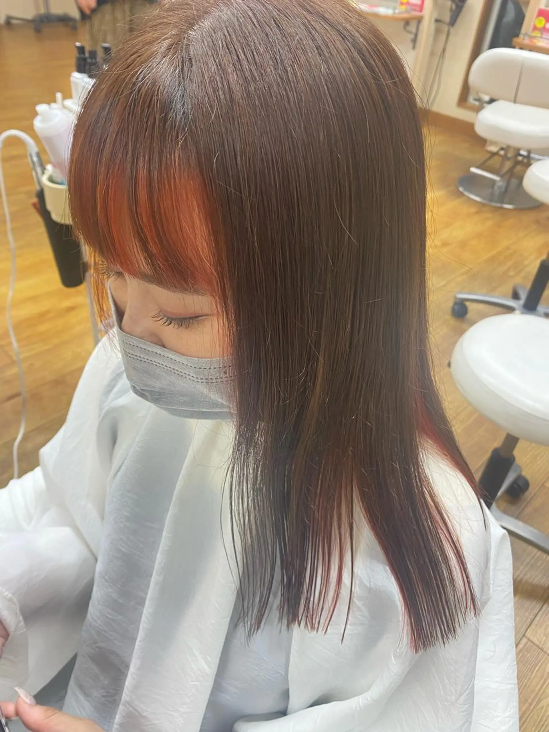 セミロング カラー sagedoue MIZUKI✂️のヘアスタイル