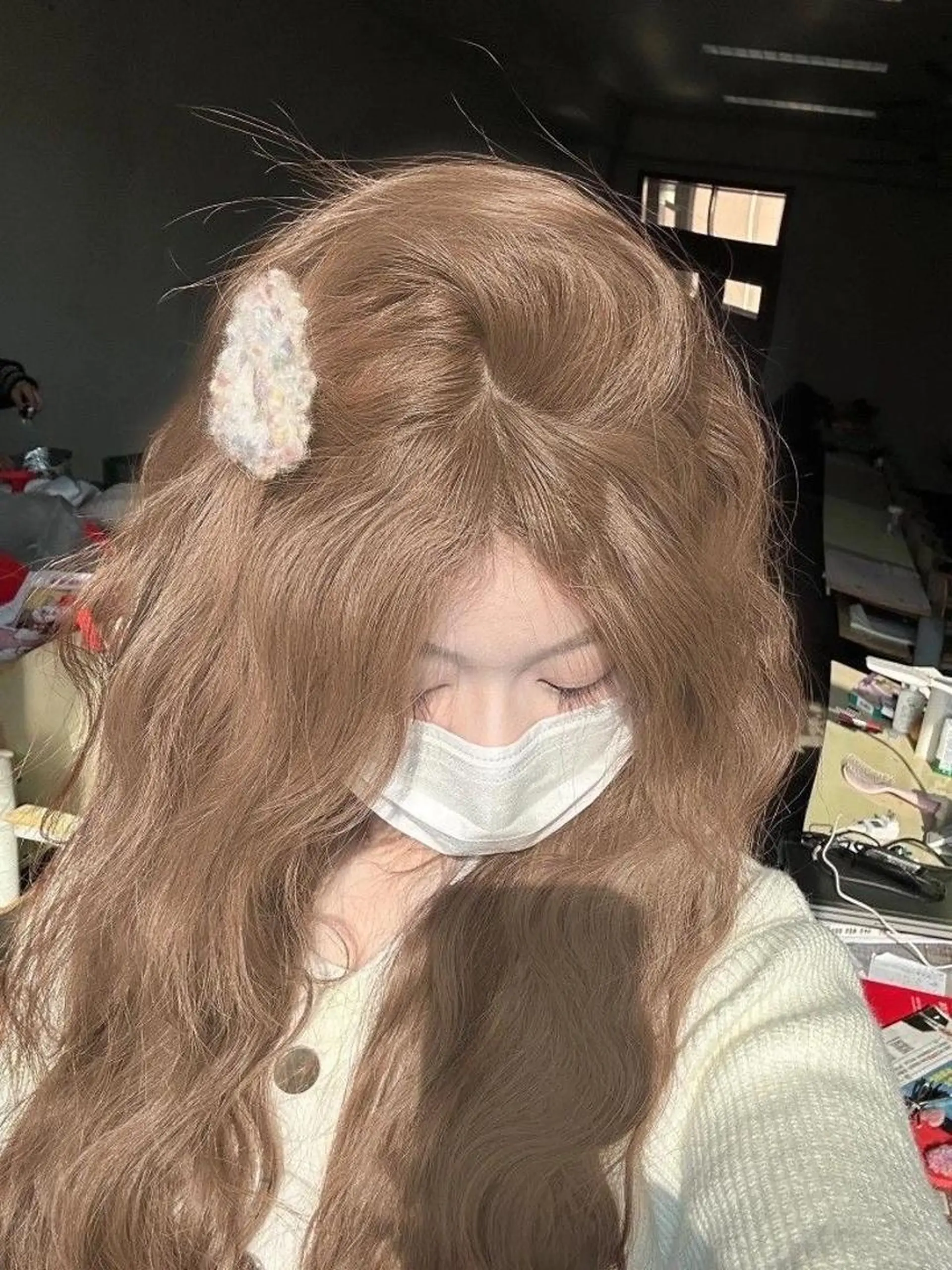 カラー ♡ナチュラルガーリー ♡ベージュ♡RINAのヘアスタイル