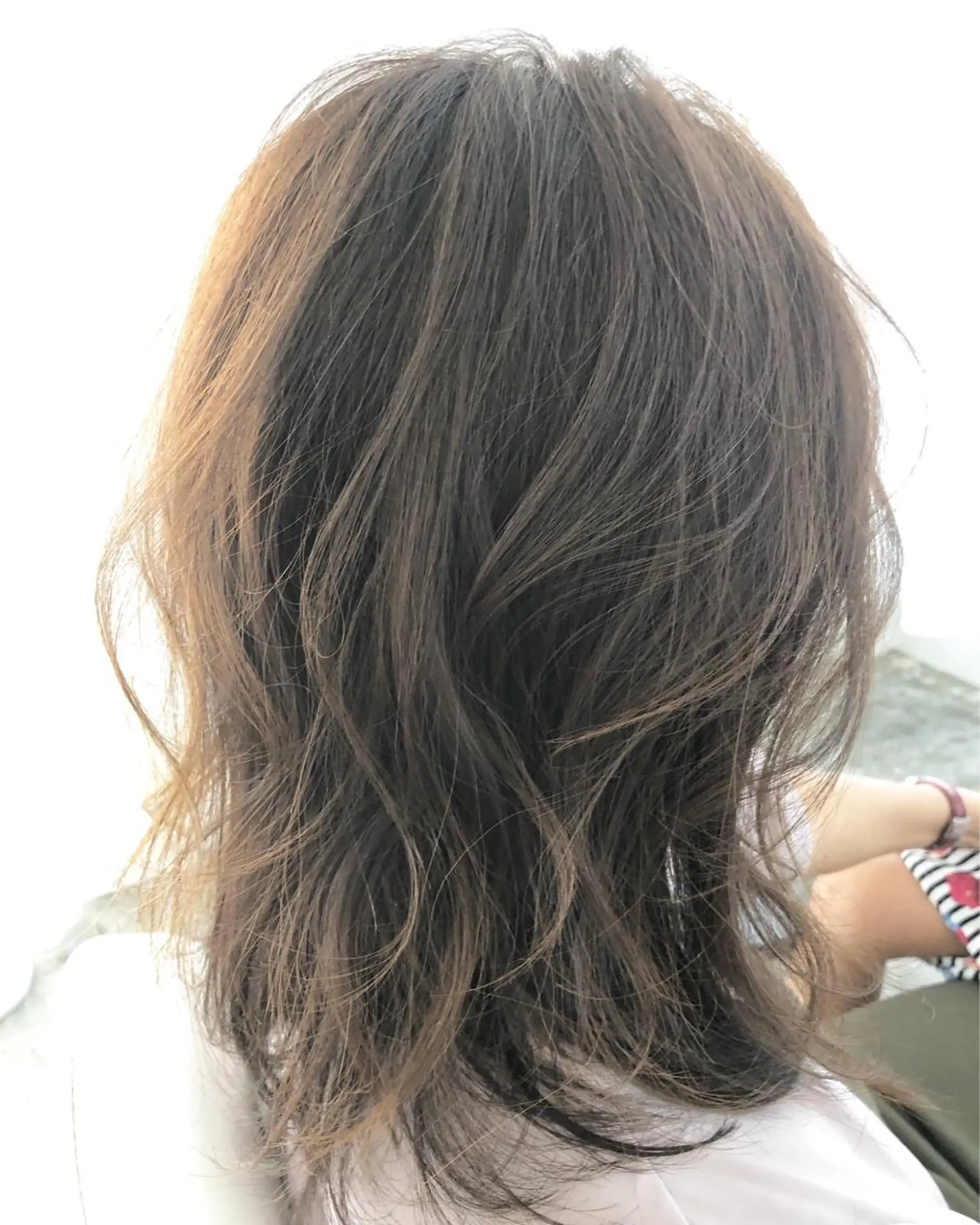 ミディアム カラー パーマ 小林 まさきのヘアスタイル