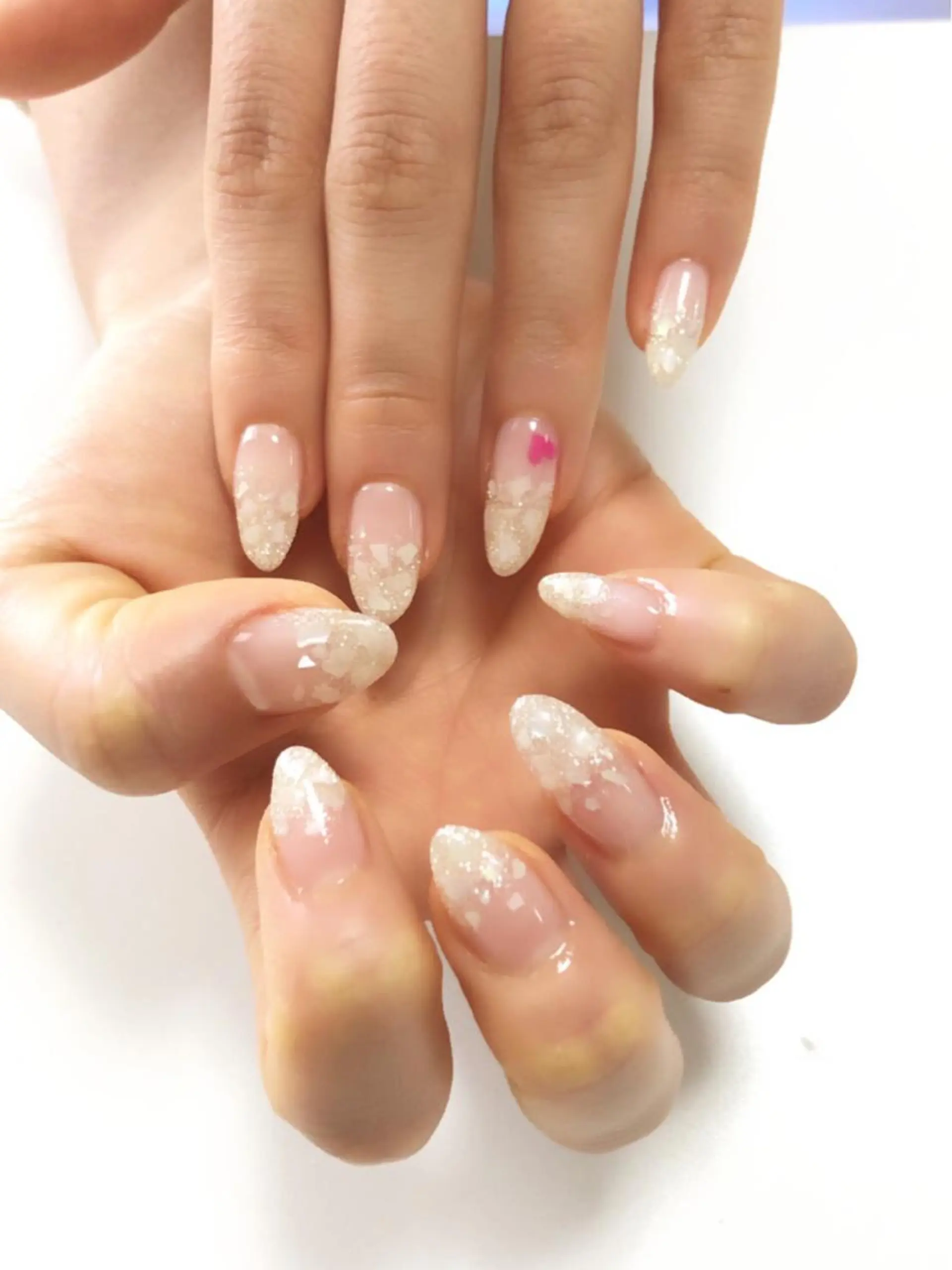 ネイル アートネイル 長さ出し フットネイル グリーン ニュアンスネイル Lily Roseスタッフ一同のマツエク・マツパデザイン