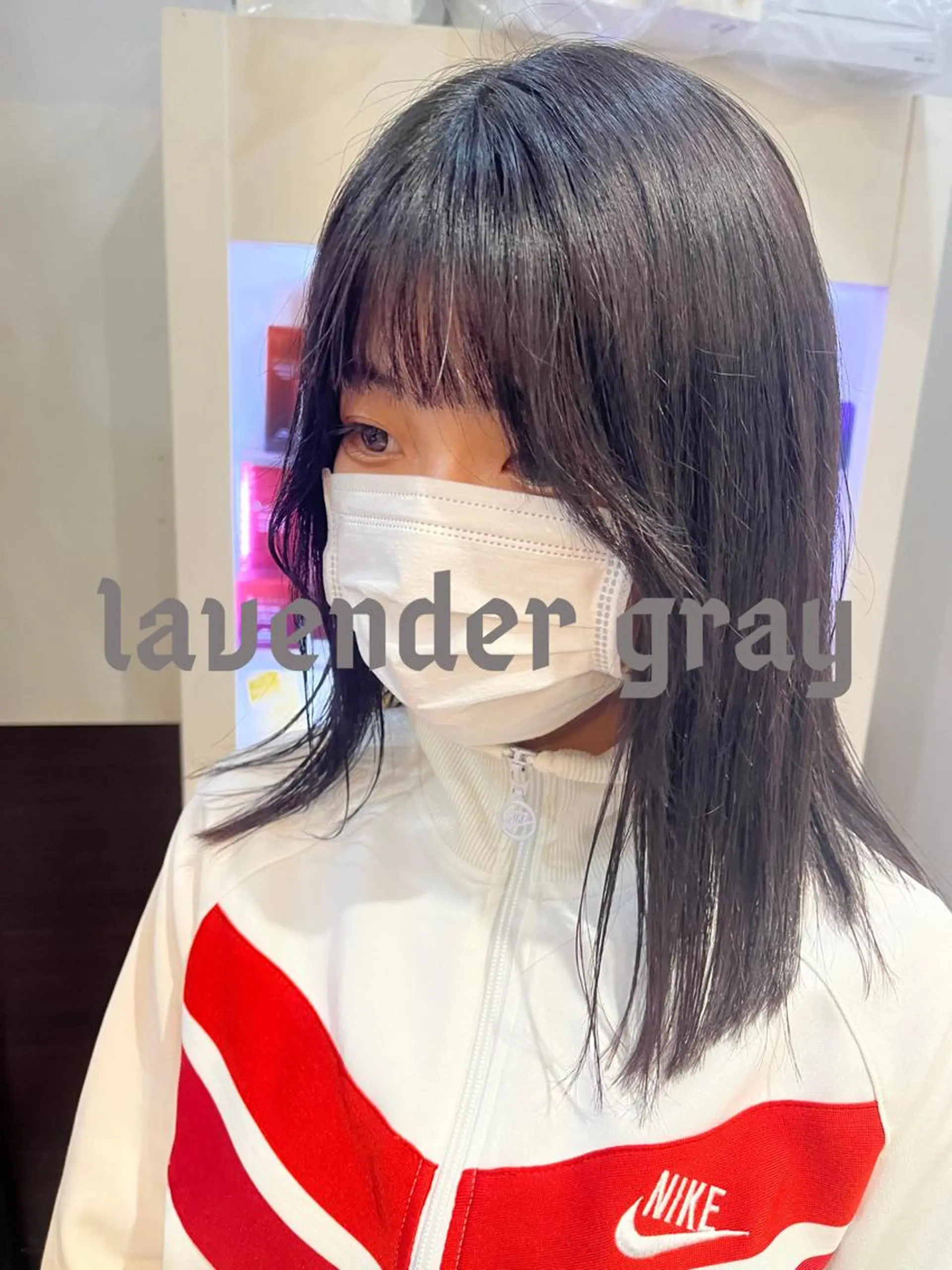 セミロング カラー ブリーチ ブロンド ブルーカラー ケアブリーチ 透明感カラー 🥇メンズパーマ /縮毛矯正/木村神心のヘアスタイル