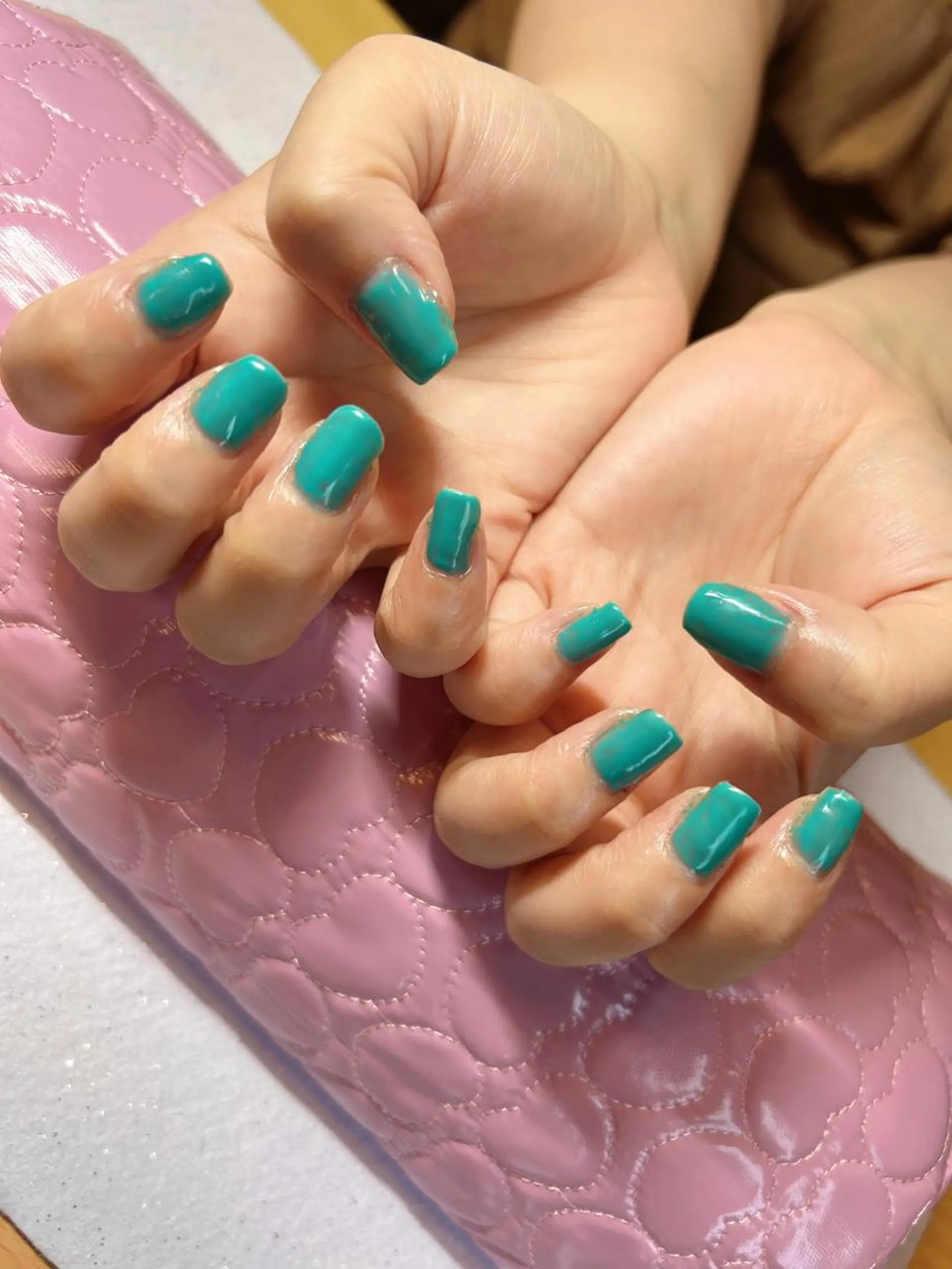 ネイル ワンカラーネイル クーペアセック あやののネイルデザイン