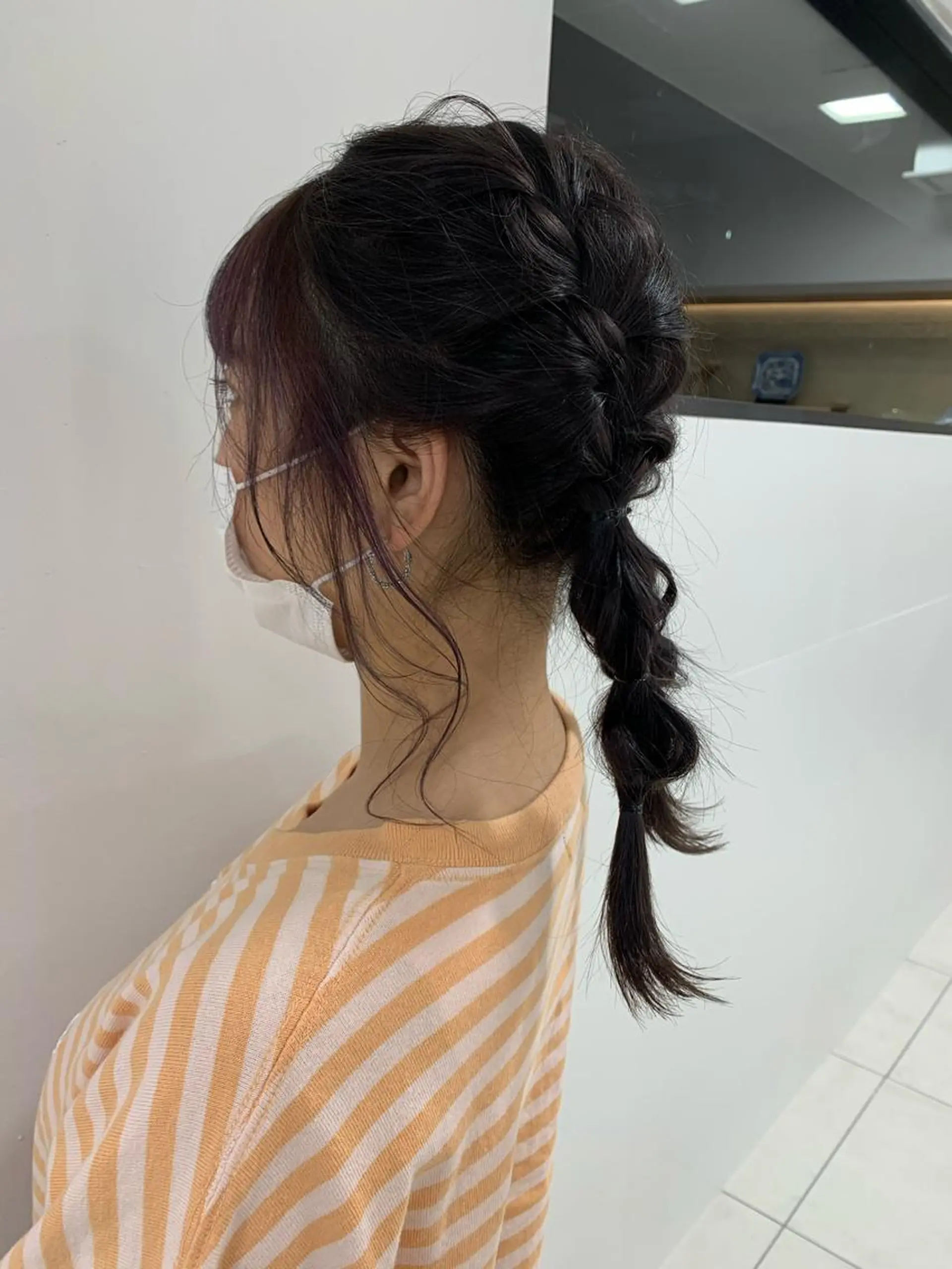 セミロング 山下恋佳/矢場町/ ブリーチ/ショートのヘアスタイル