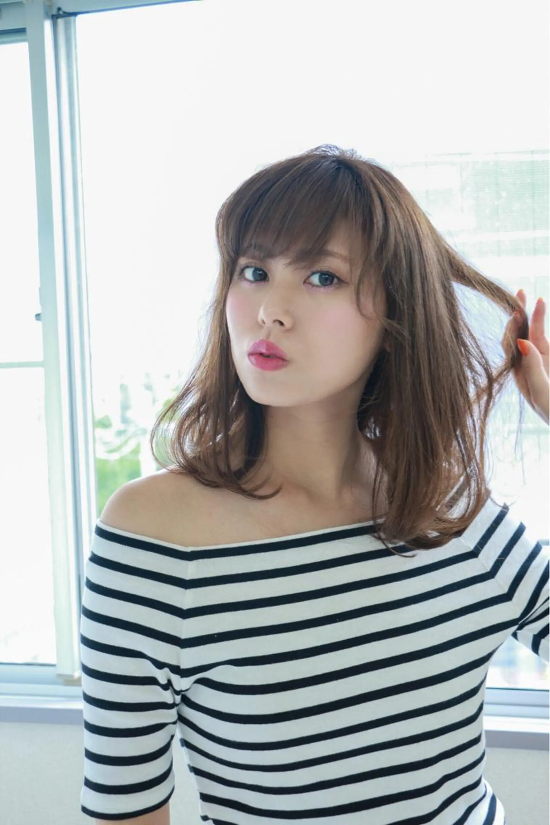 ミディアム カラー パーマ カット パーマ トリートメント ✂️似合わせの魔術師 石田一樹✂️のヘアスタイル