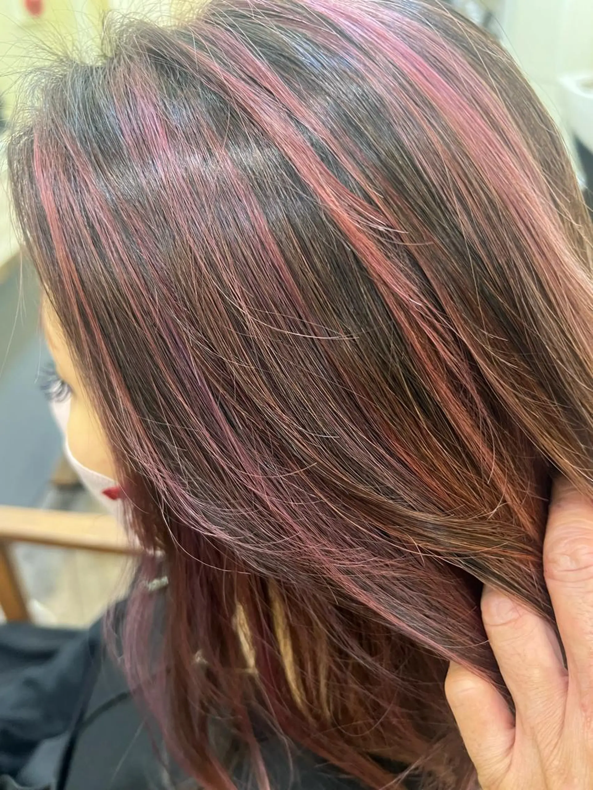 セミロング カラー カット ヘアカラー トリートメント 鶴見 和美のヘアスタイル