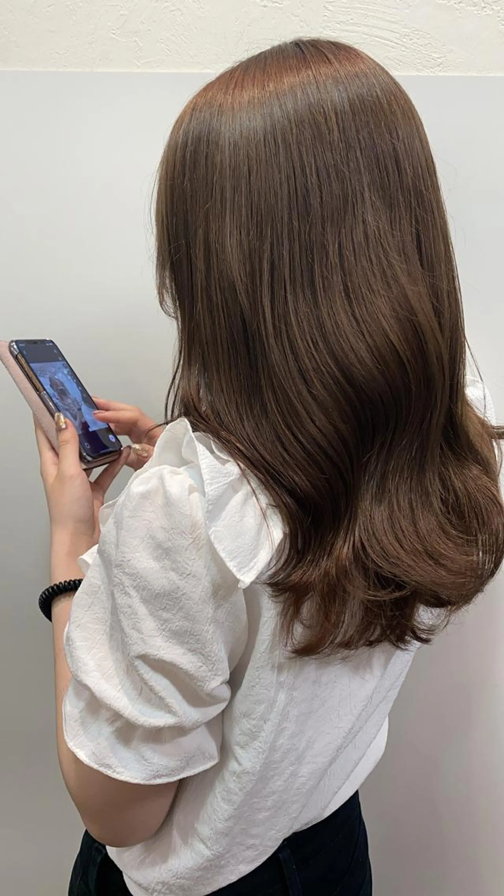 ロング カラー ベージュカラー 心斎橋/ヘアセット MASAKIのヘアスタイル