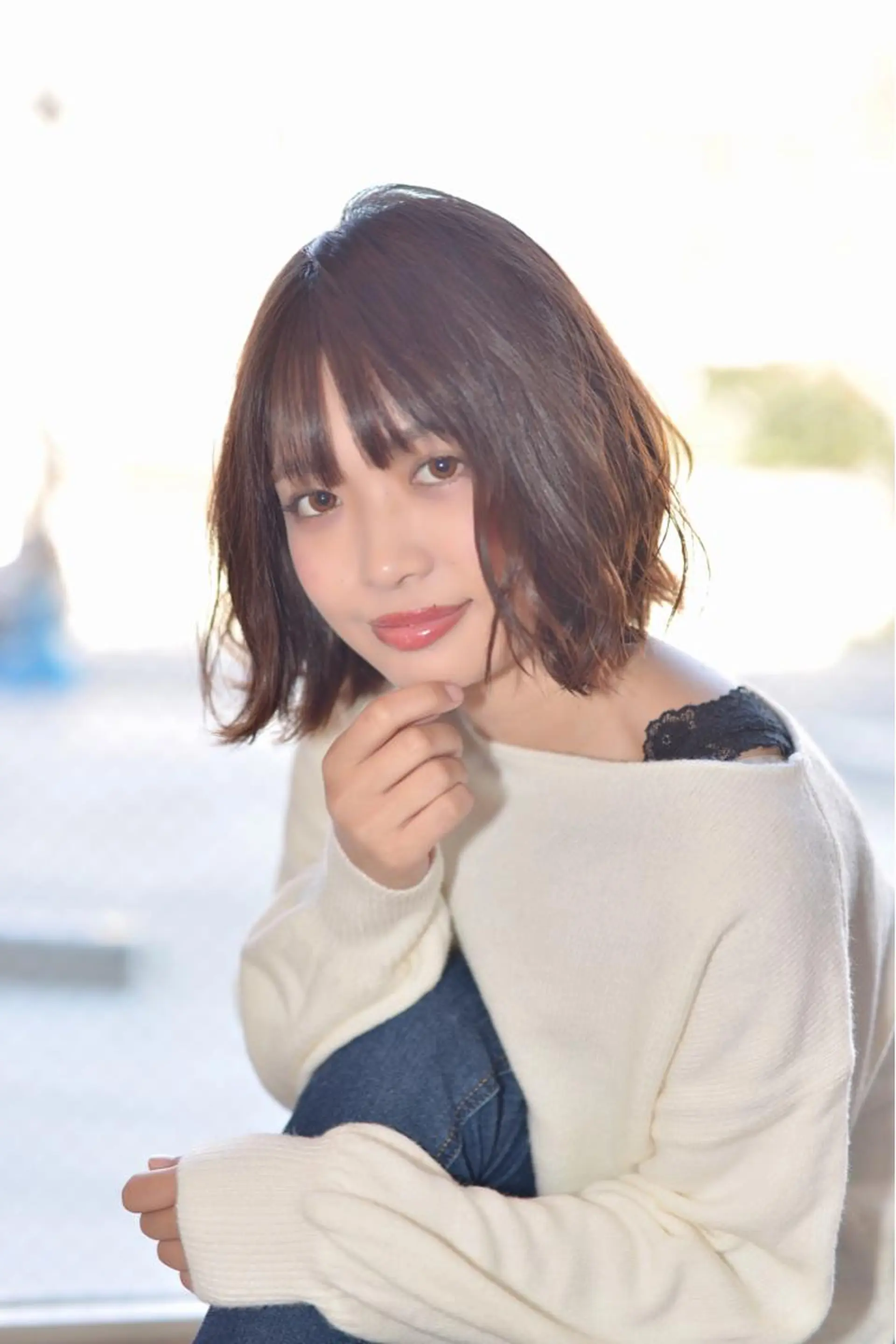 ミディアム 疋田 翼のヘアスタイル