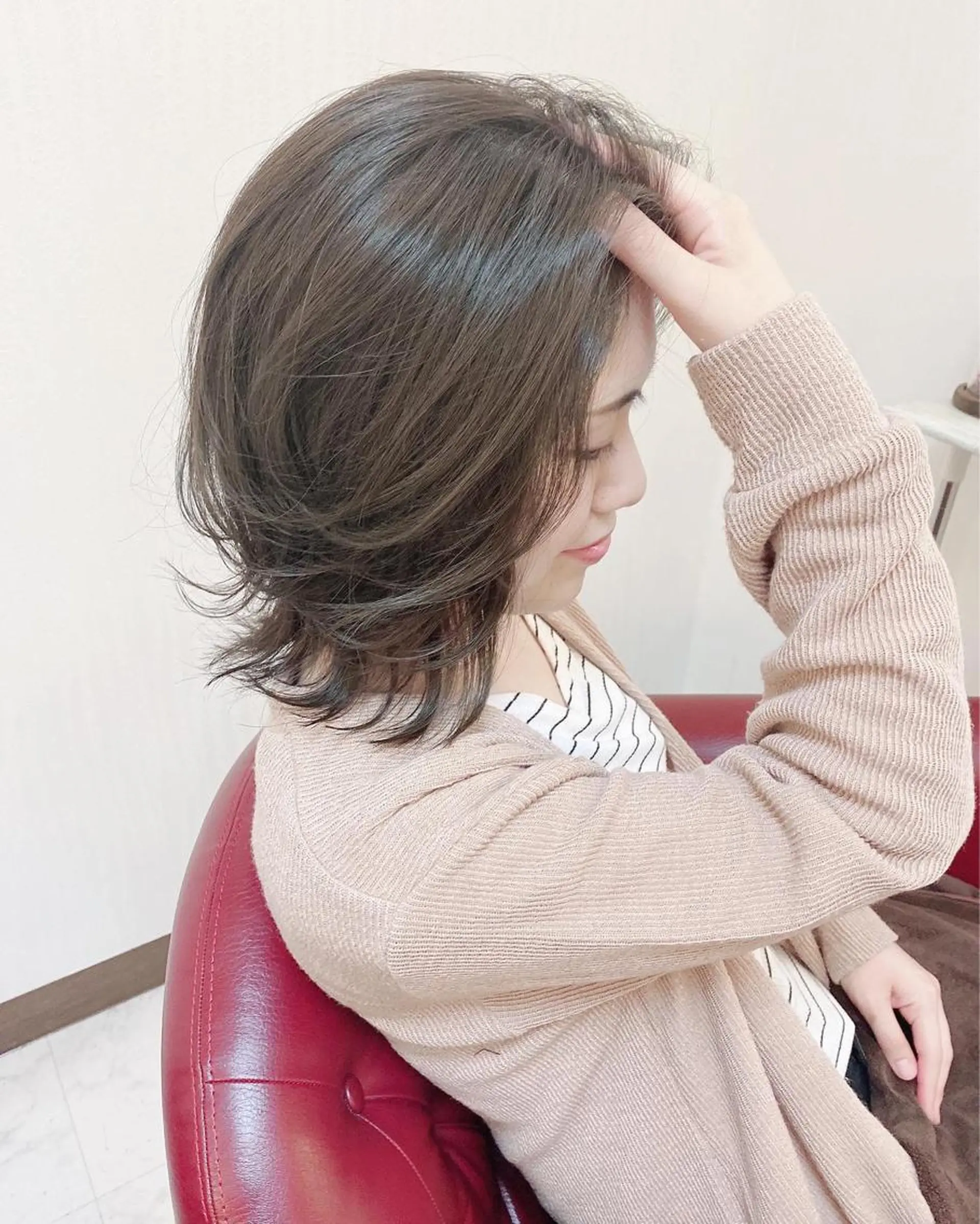 ミディアム カラー アディクシーカラー YURI ✨のヘアスタイル