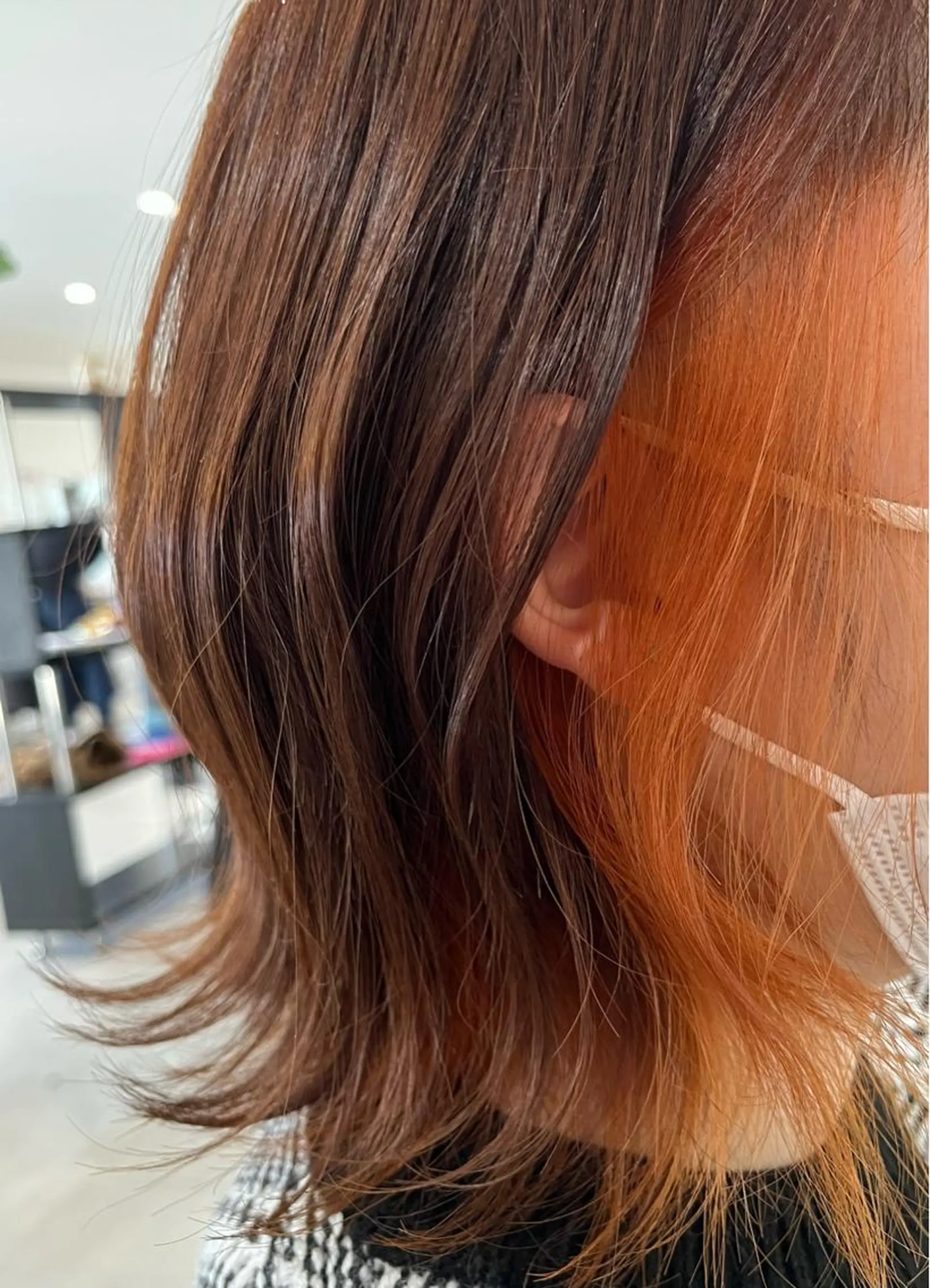 ミディアム カラー ヘアカラー トリートメント 【tejina】 横塚勇也のヘアスタイル