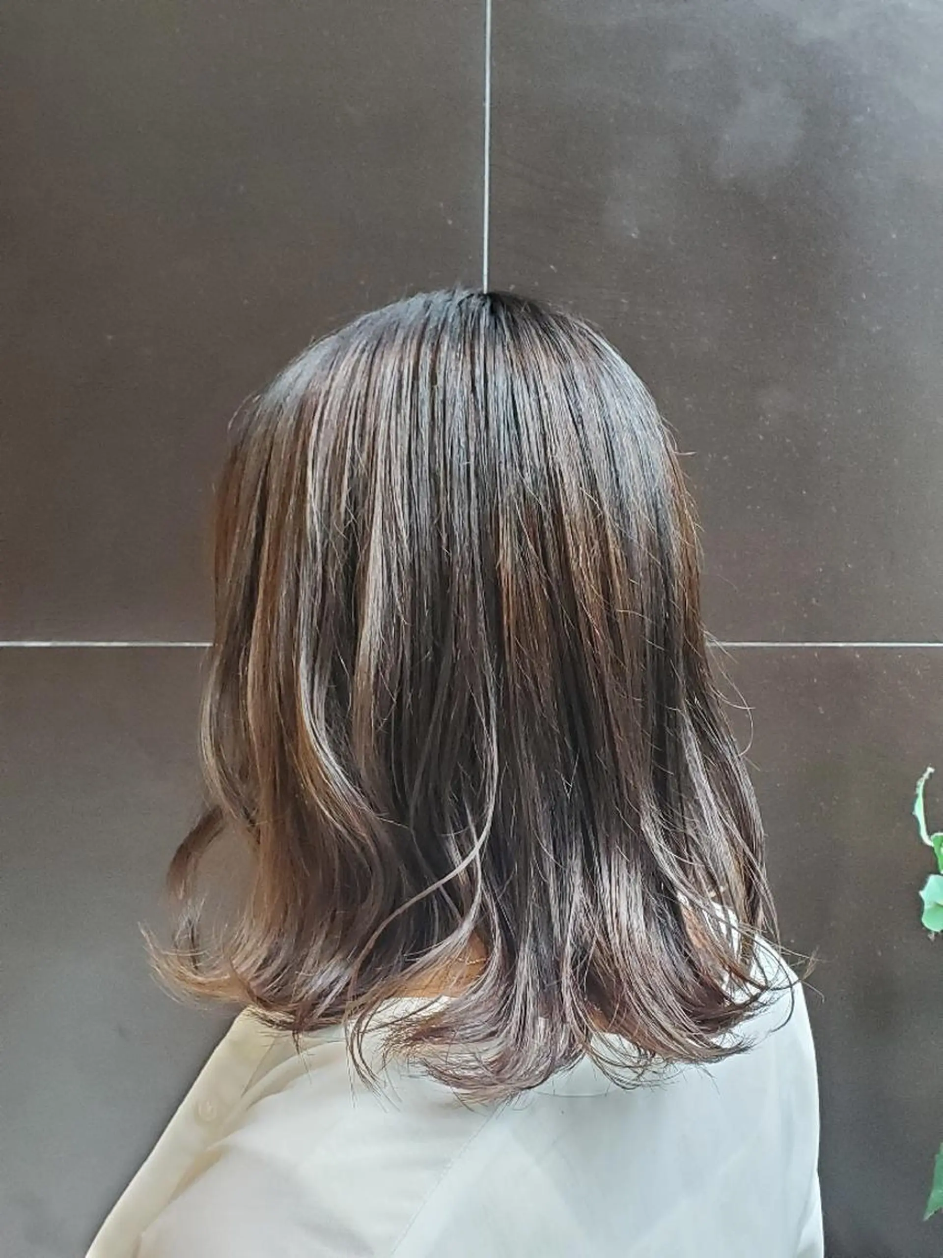 ミディアム カラー ヘアアレンジ オリーブカラー 💫似合わせカット 💫かずはのヘアスタイル