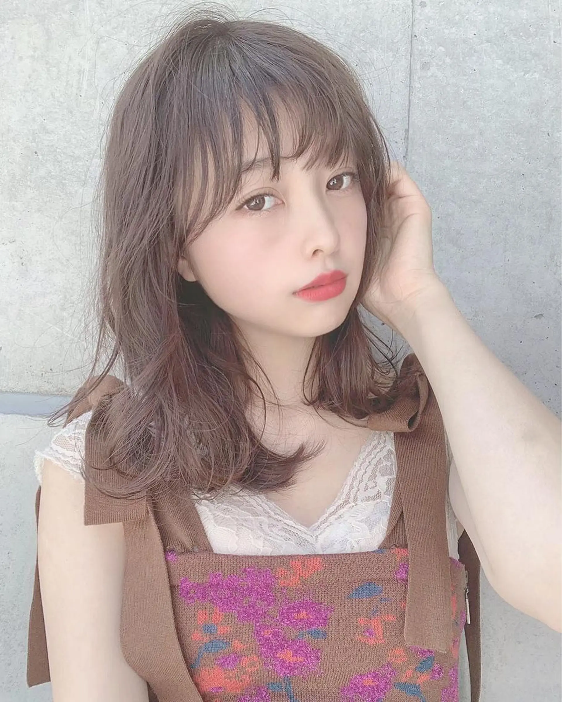 ミディアム カラー ヘアアレンジ 💞あざと可愛い💞 児玉大地のヘアスタイル