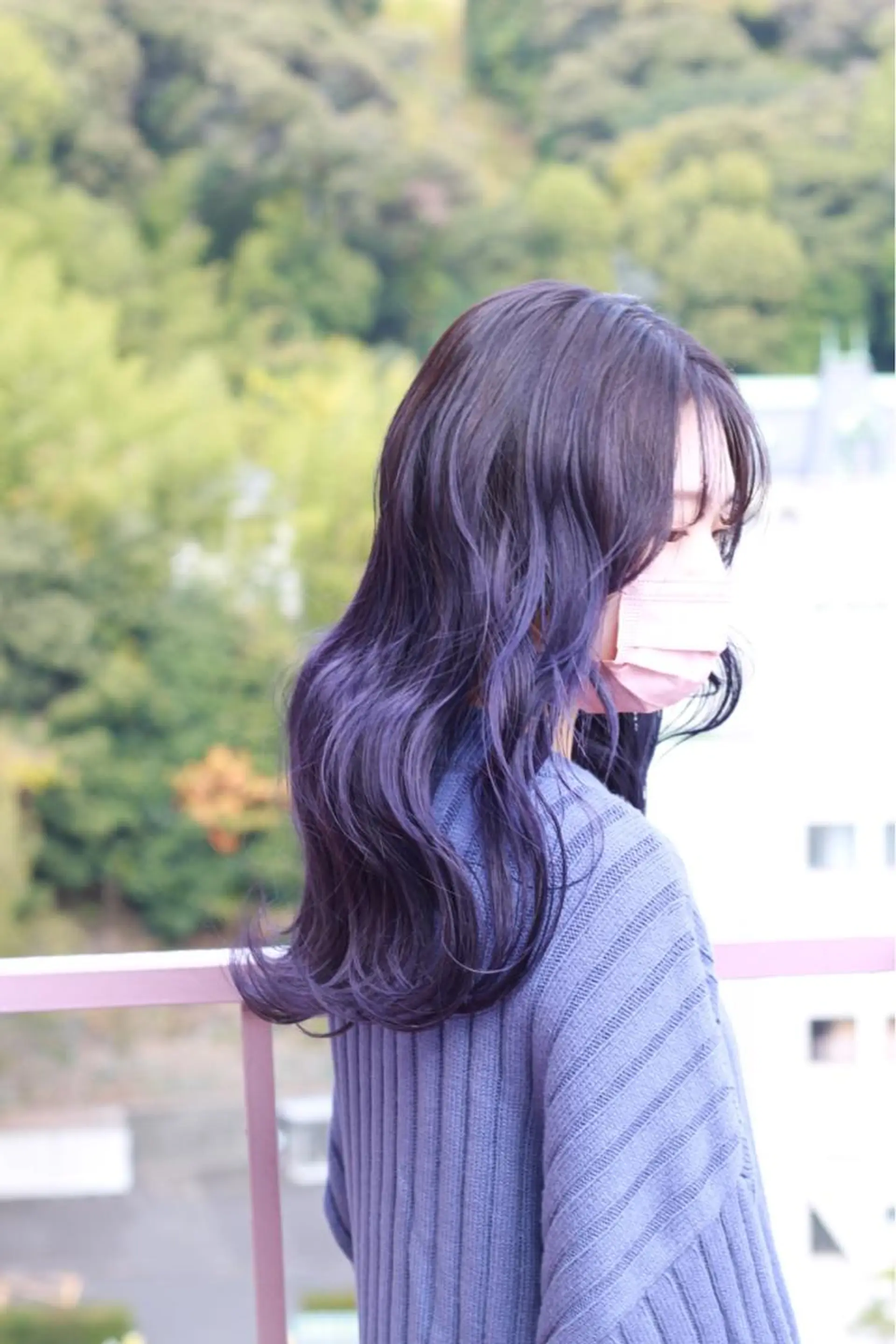 ロング カラー ラベンダーカラー ヘアカラー Viage （ビアージュ）のヘアスタイル