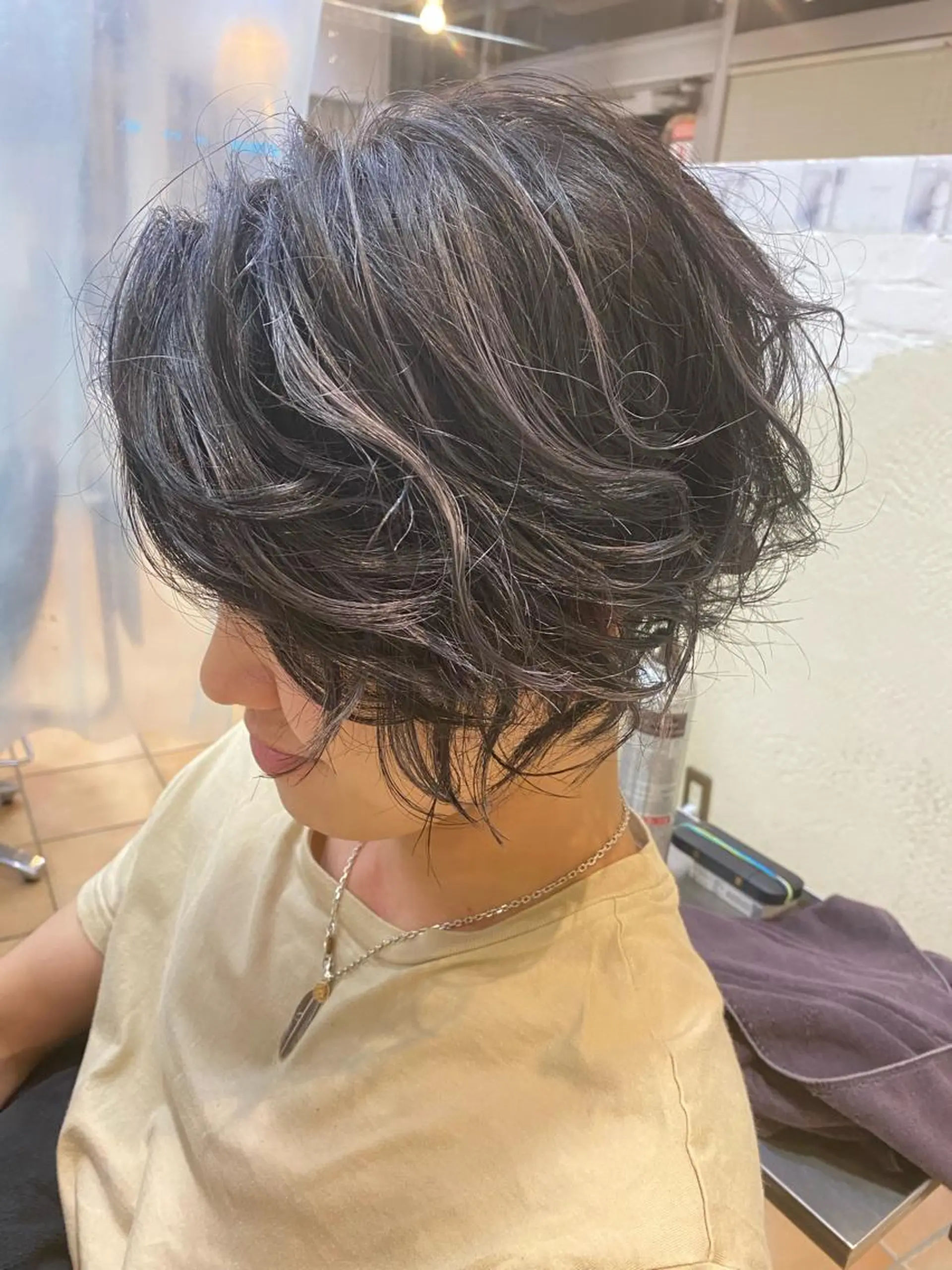 メンズ ショートカット パーマ石井のヘアスタイル