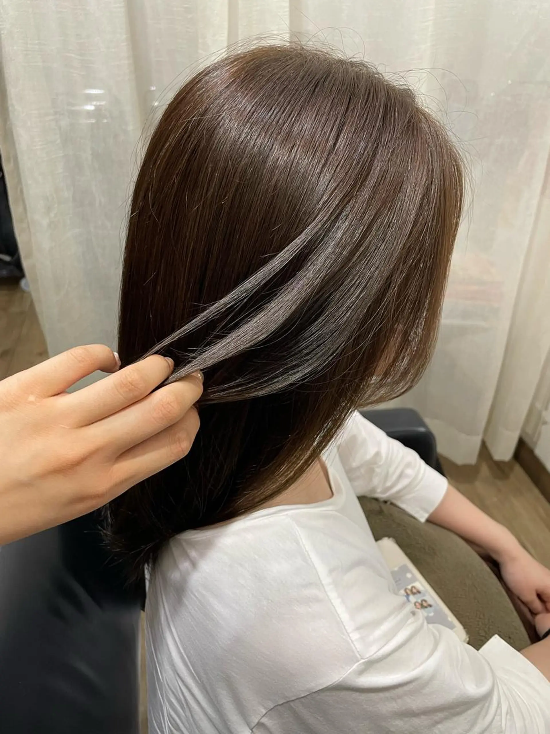 カラー 縮毛矯正 ✨LaChic✨ 宮田かれんのヘアスタイル