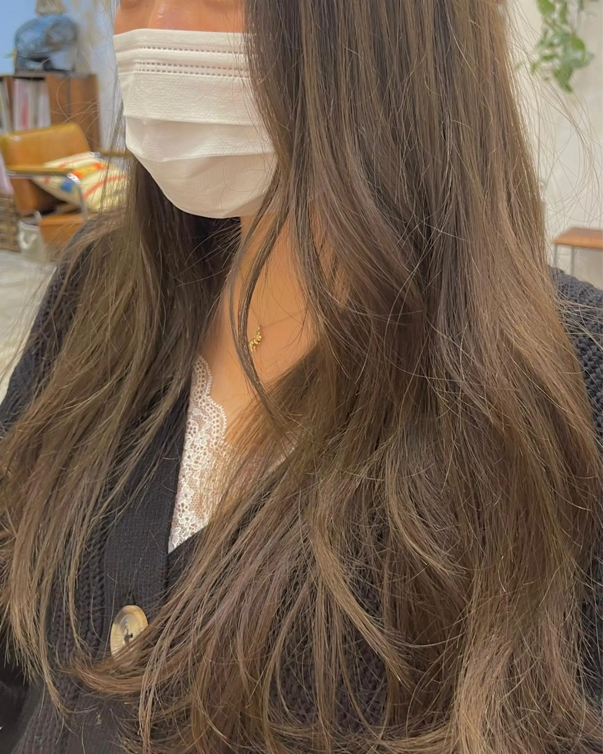 セミロング カラー ヘアアレンジ レイヤーカット/ 田中 しょうのヘアスタイル