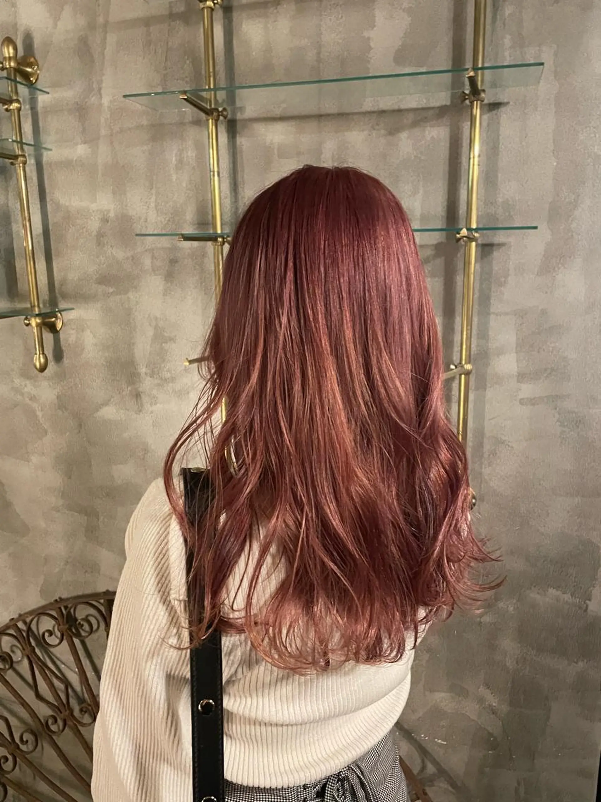 セミロング カラー 🦋透明感カラー /ケアブリーチ🦋のヘアスタイル