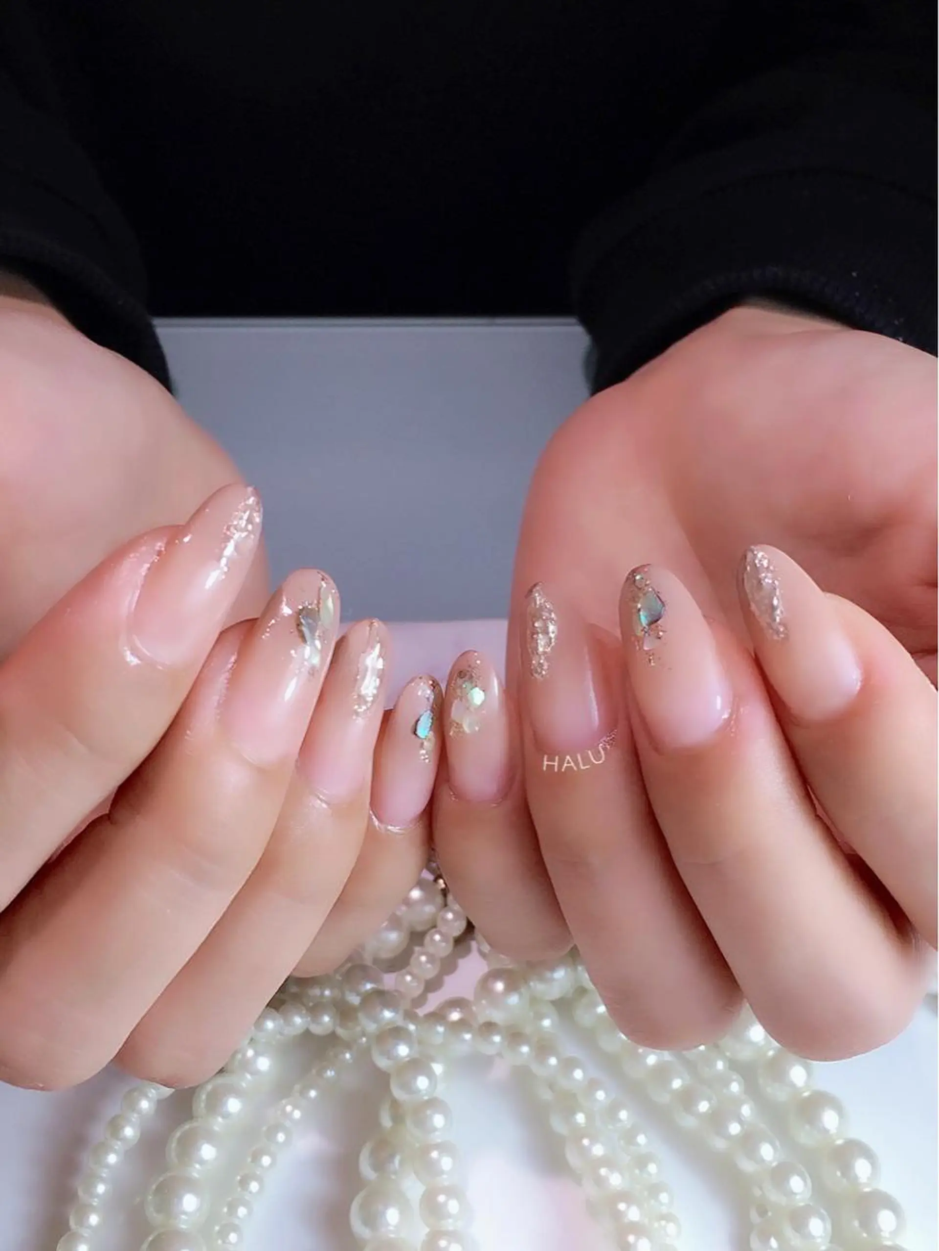 ネイル ゴールド HALU ハルのネイルデザイン