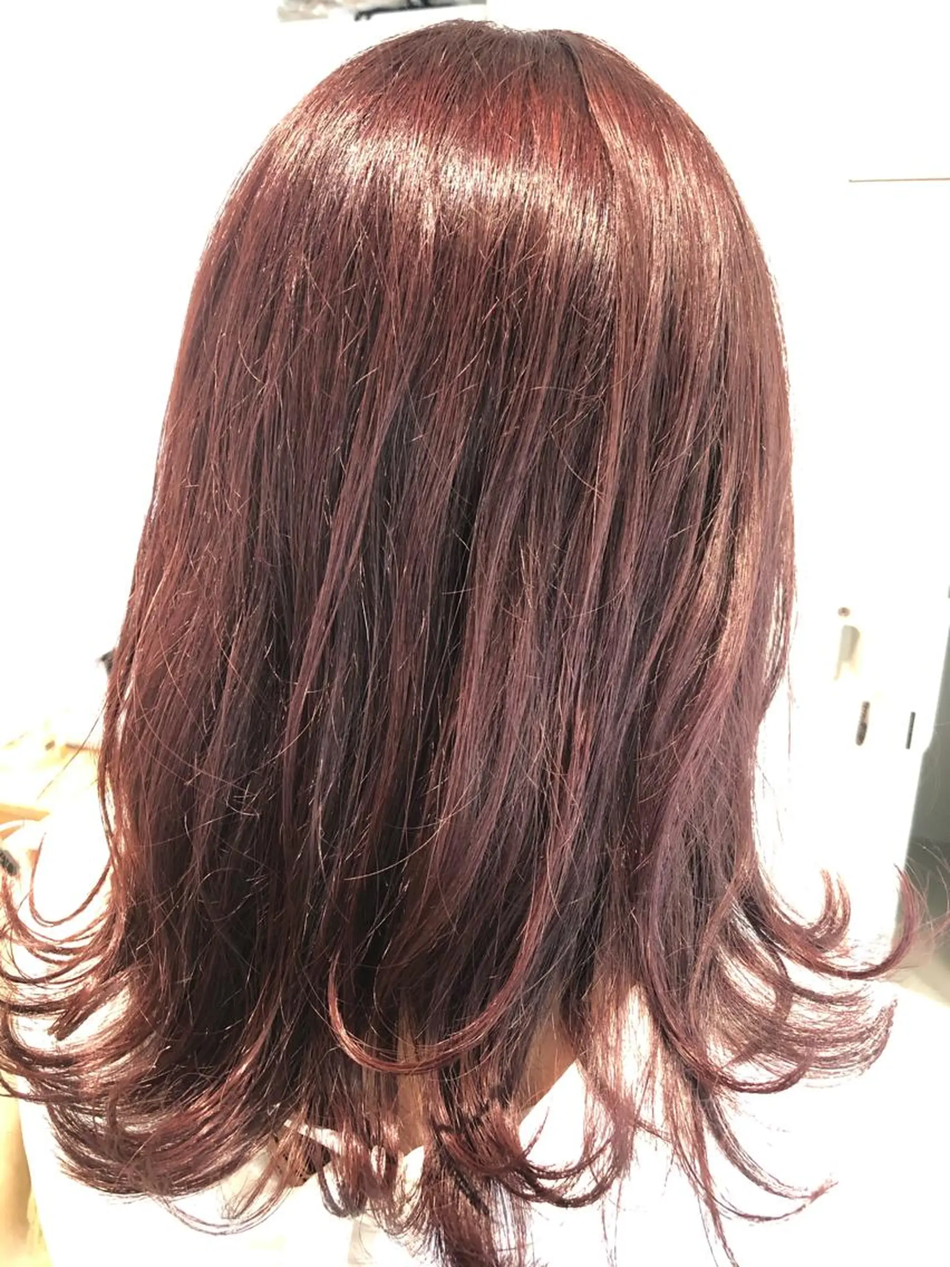セミロング 田辺 黎花のヘアスタイル