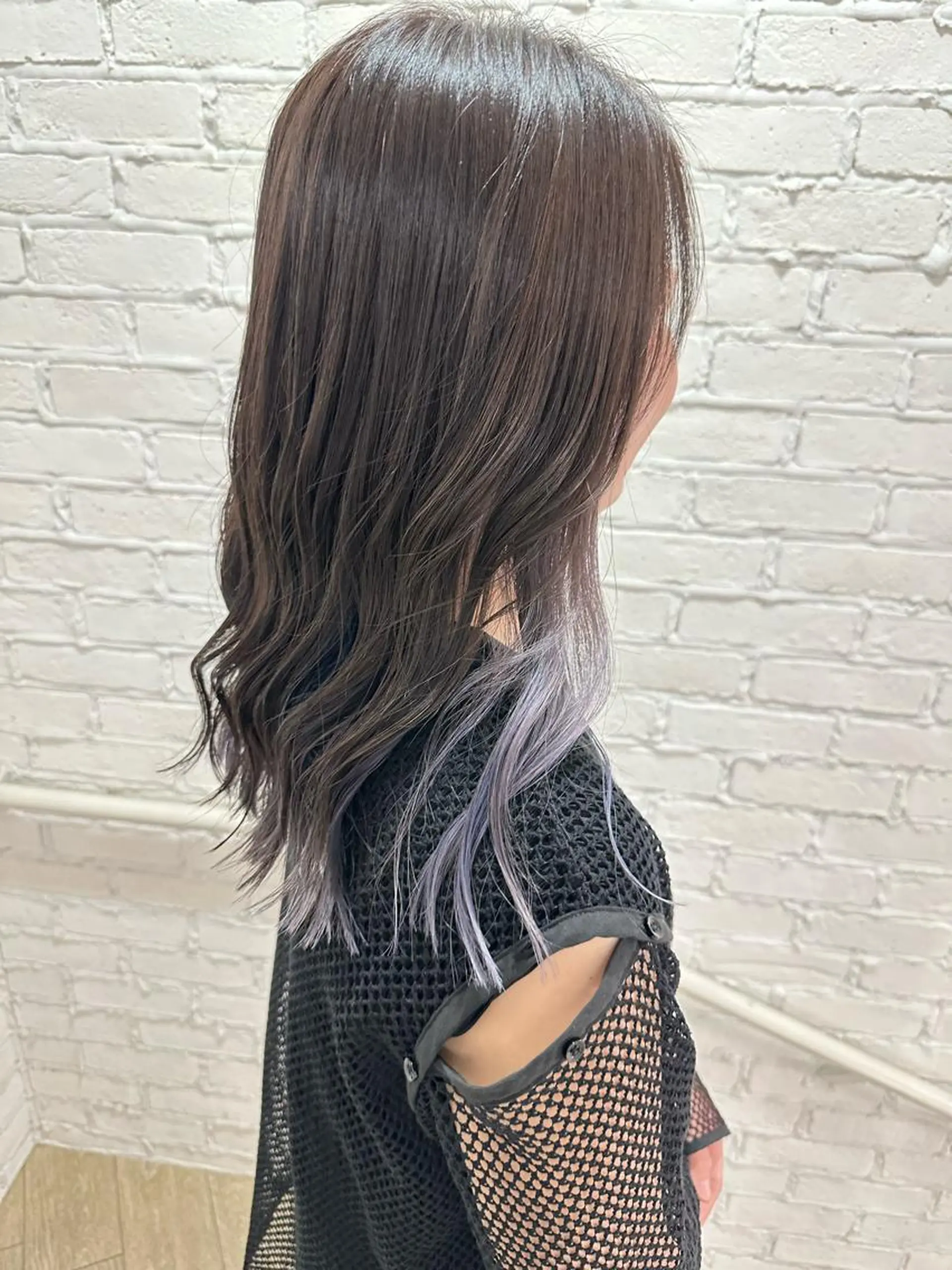 セミロング カラー ヘアアレンジ 久米 治仁のヘアスタイル