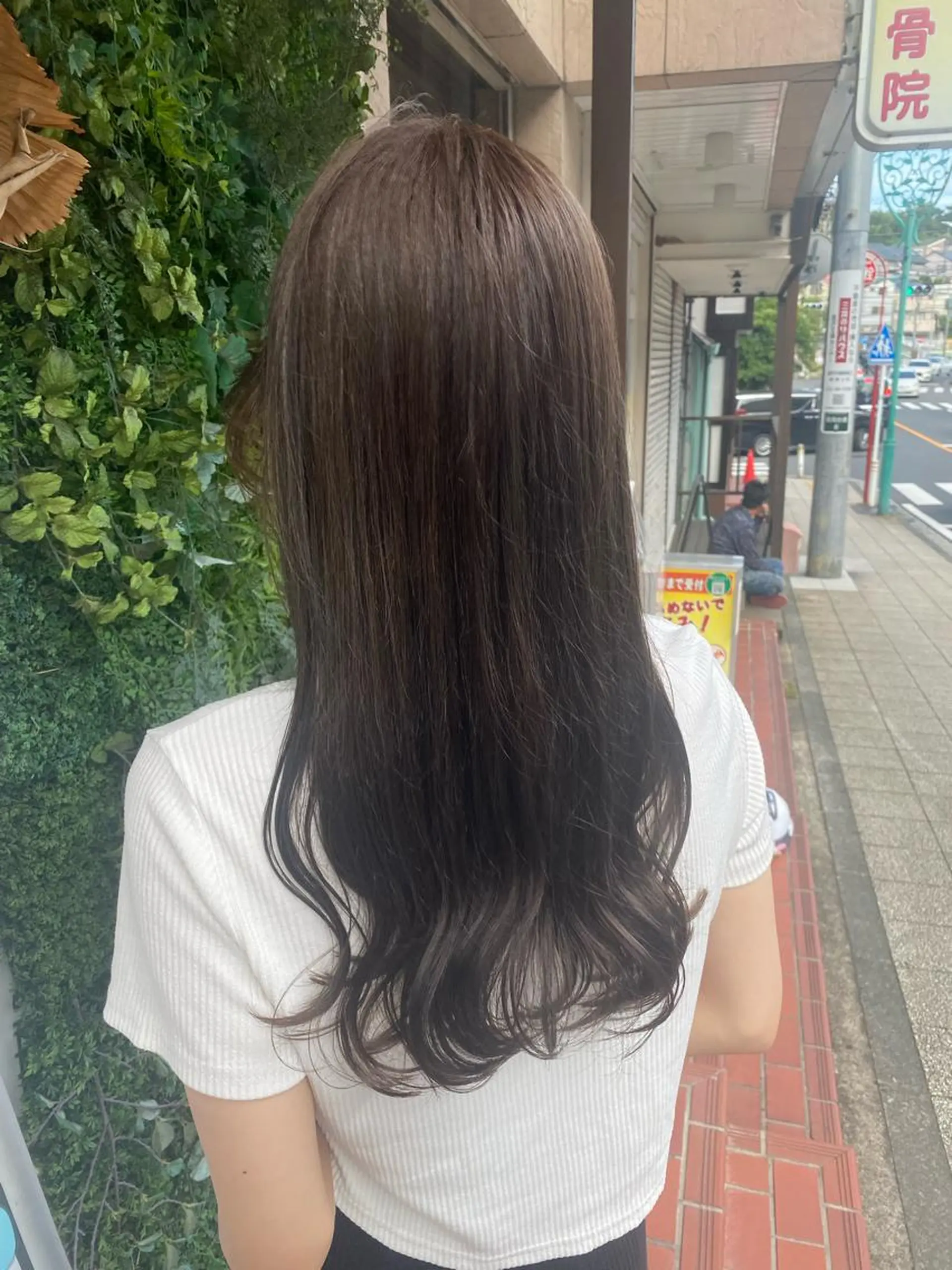 ロング カラー カット ヘアカラー 透明感カラー/韓国 ヘア🩶yuri🩵のヘアスタイル