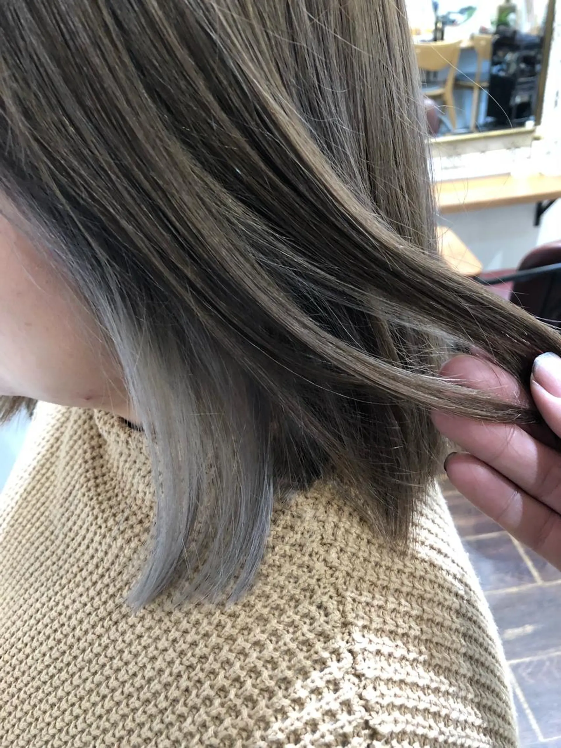 カラー インナーカラー 皆巳 達郎のヘアスタイル