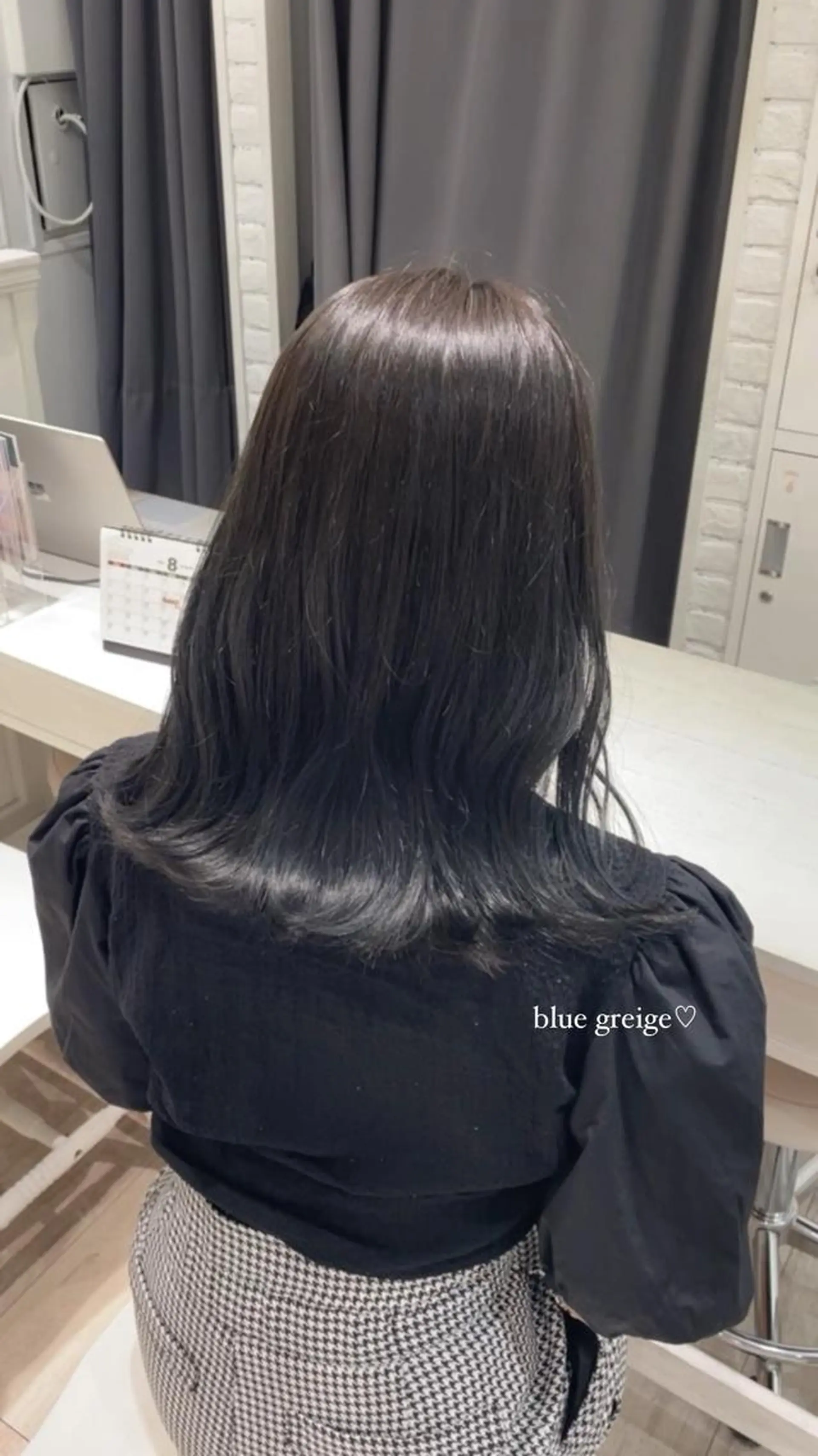 セミロング トリートメント ヘッドスパ Himawari♡ 柔らかいカラーのヘアスタイル