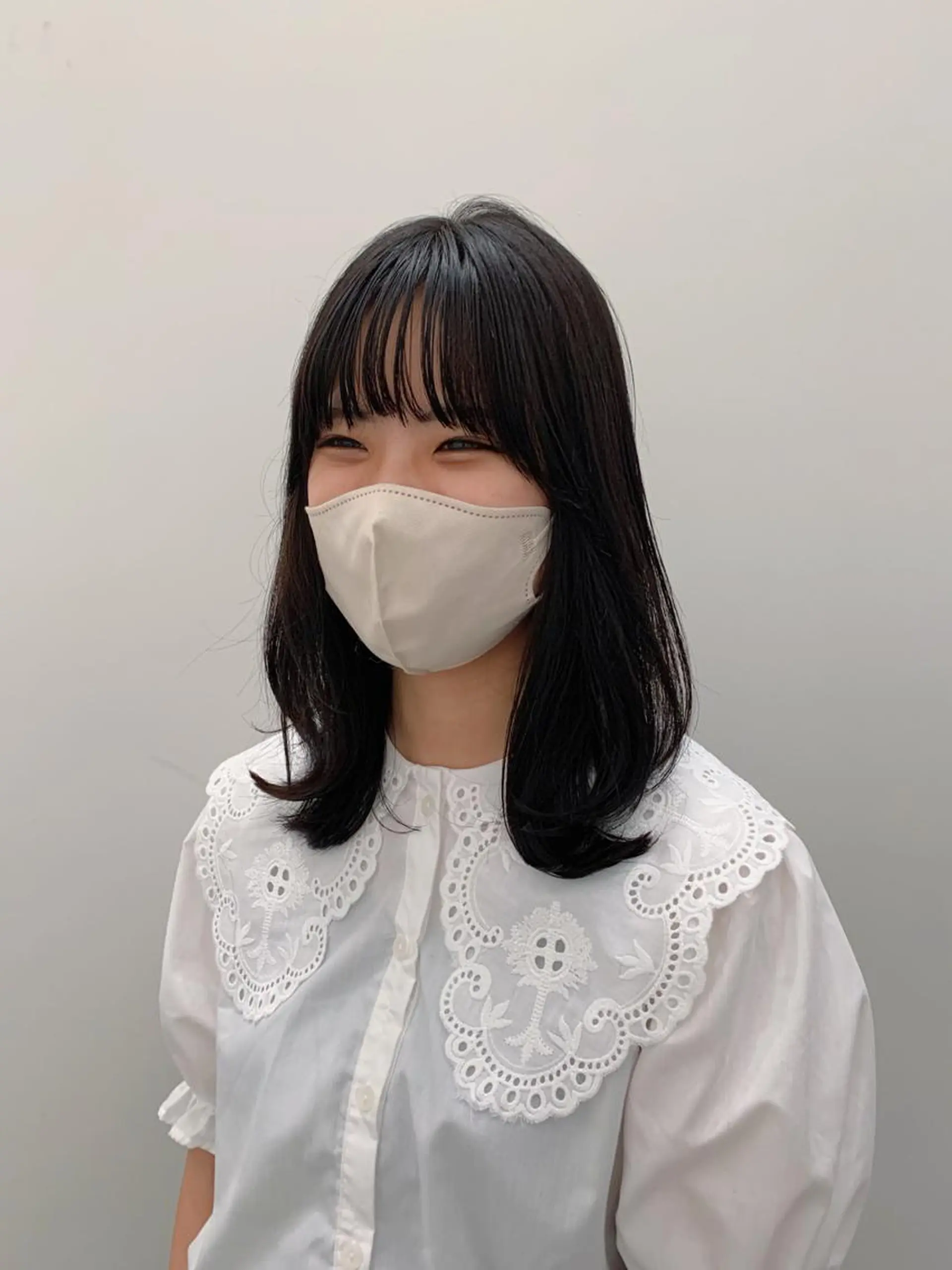 ミディアム カット ヘアカラー aoi /パーマ /まるみショートのヘアスタイル