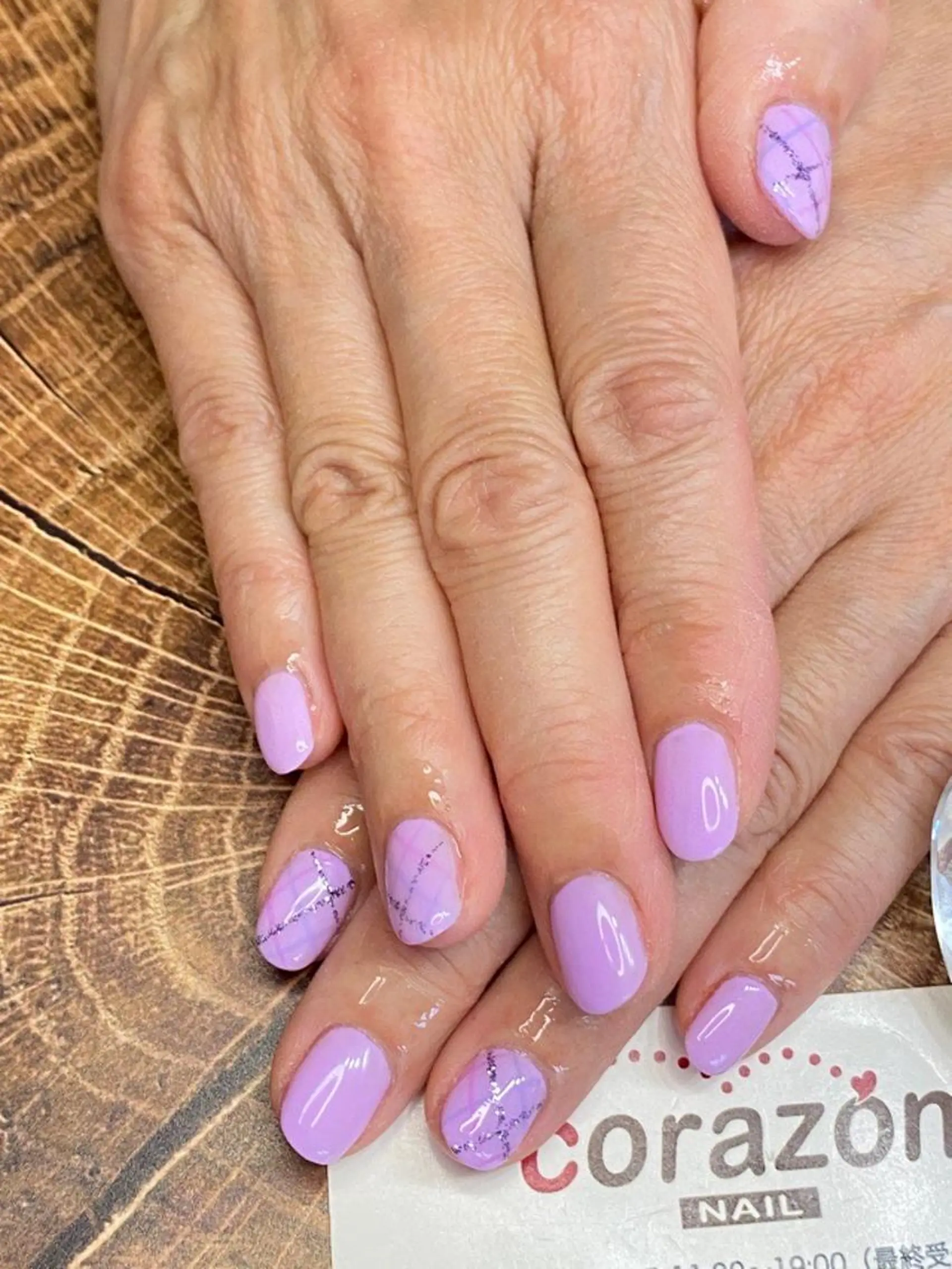 ネイル ワンカラーネイル シンプルネイル corazon所属・ネイリスト aicoのネイルデザイン