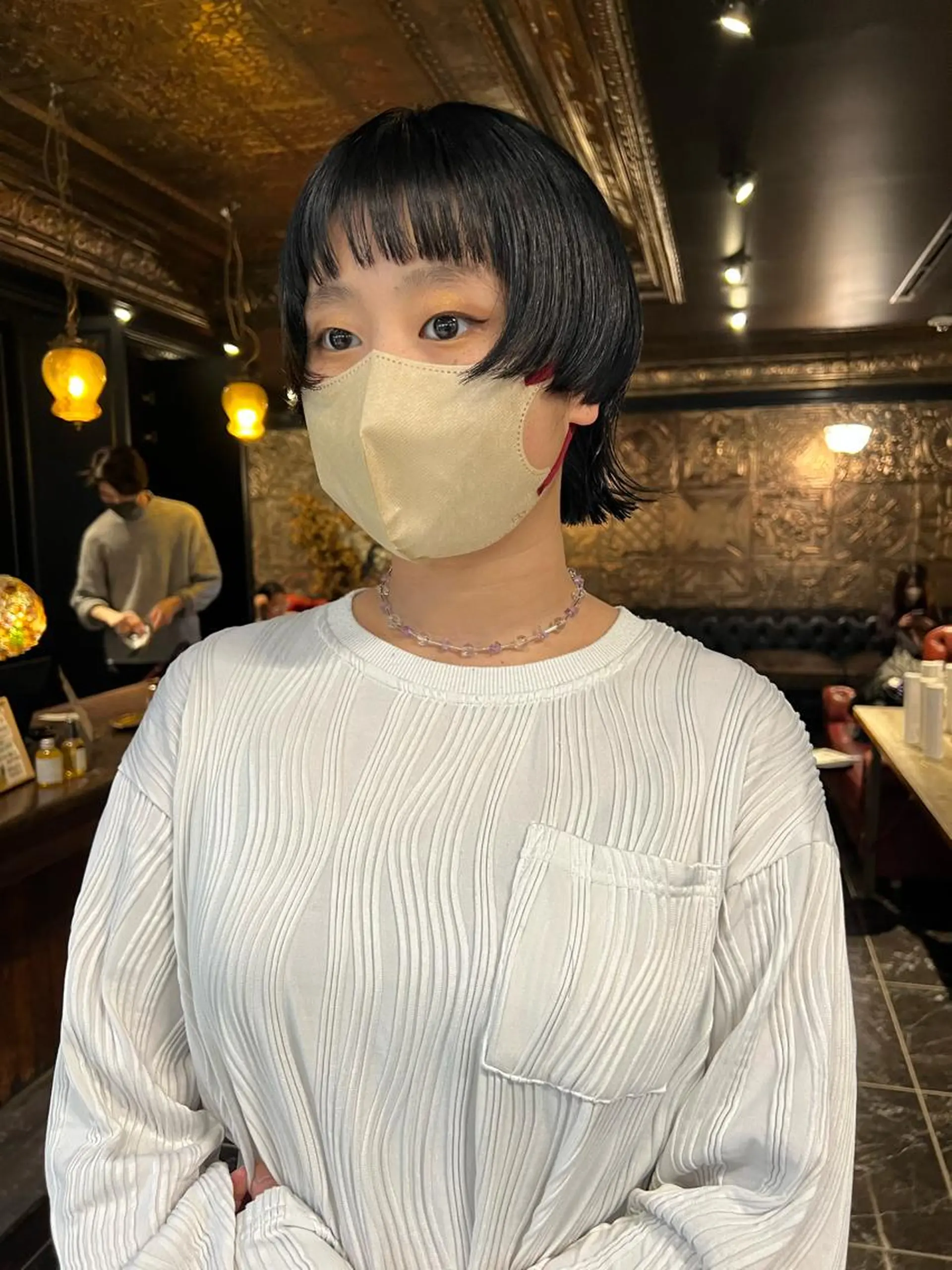 ミディアム カラー 圧倒的デザイン力 店長🎨RENAのヘアスタイル