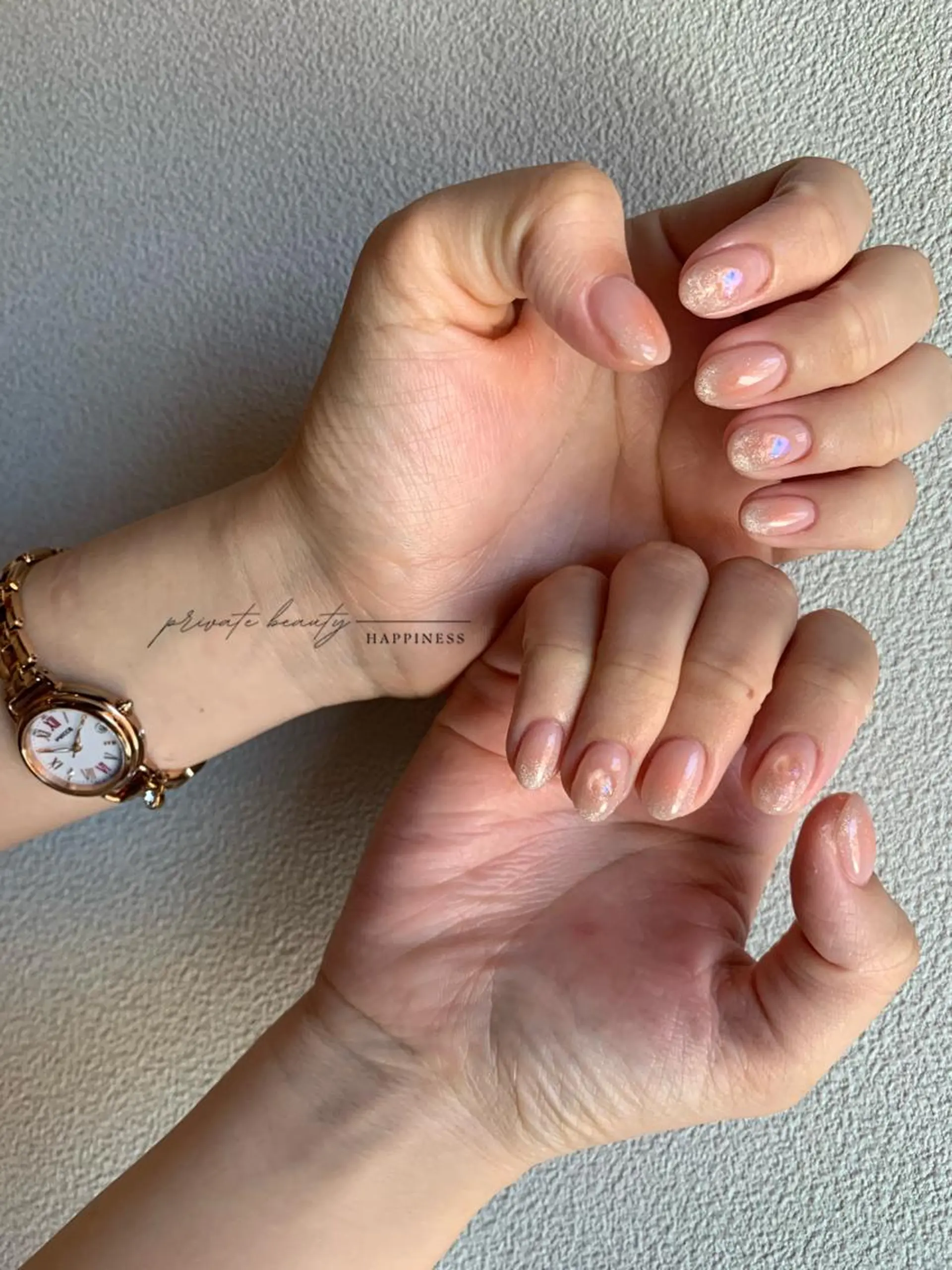 ネイル アートネイル ラメ(グリッター) スカルプネイル 夏ネイル happiness nailのネイルデザイン