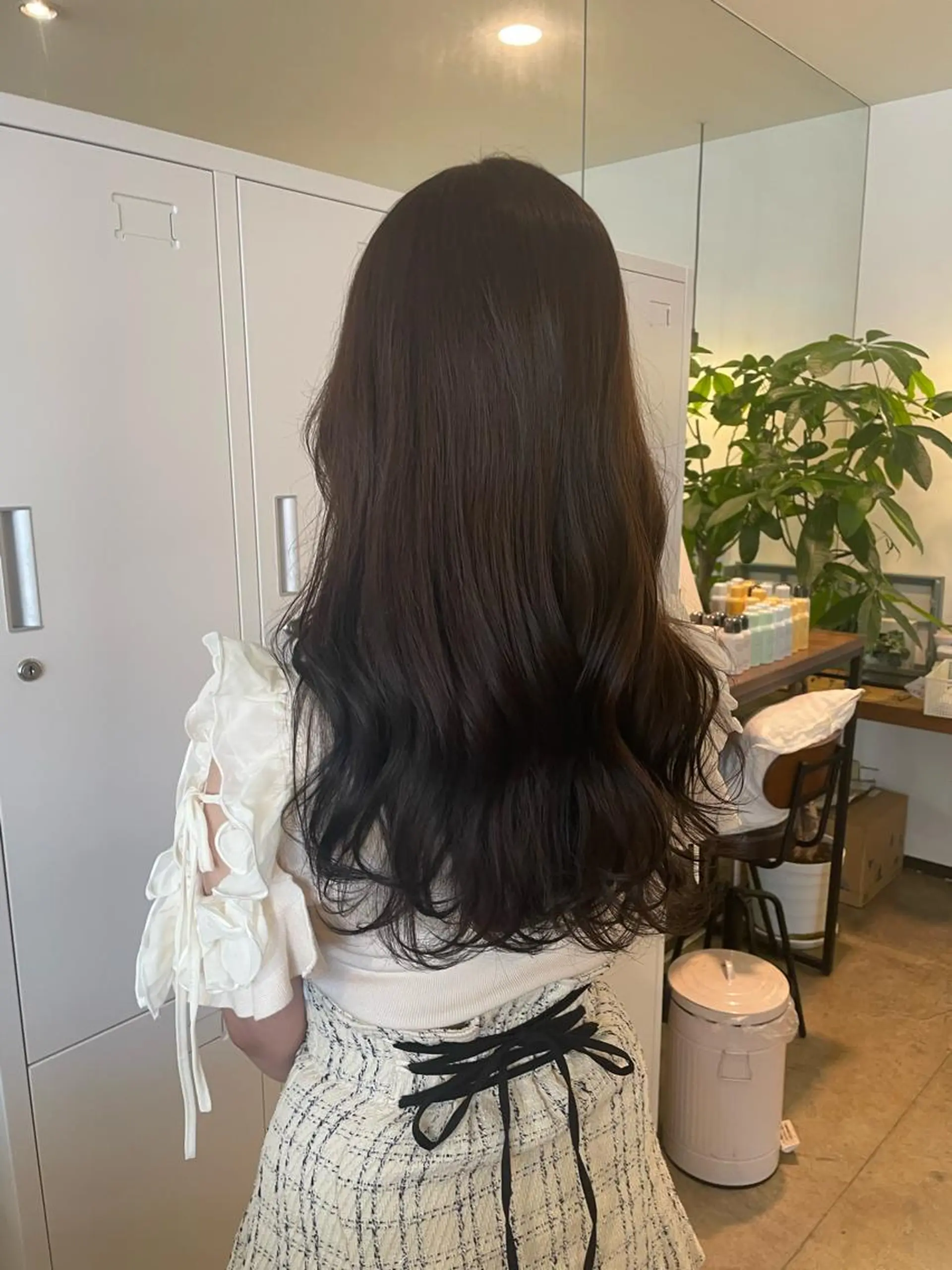 ロング カラー カット ヘアカラー トリートメント 【完全個室】髪質改善 暖色カラー/山崎唯奈のヘアスタイル