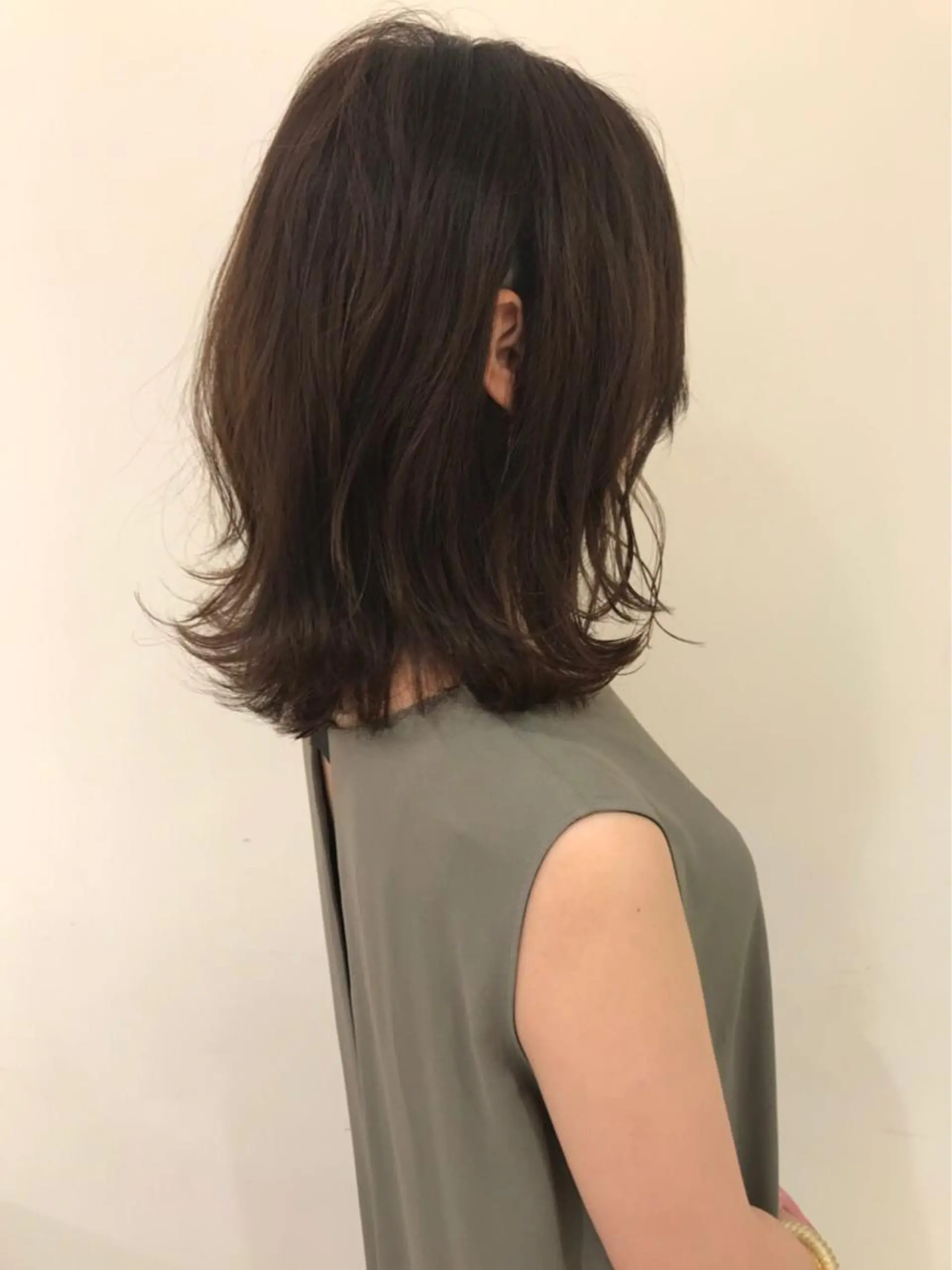 ミディアム カラー 【髪質改善】 梅田　聡のヘアスタイル