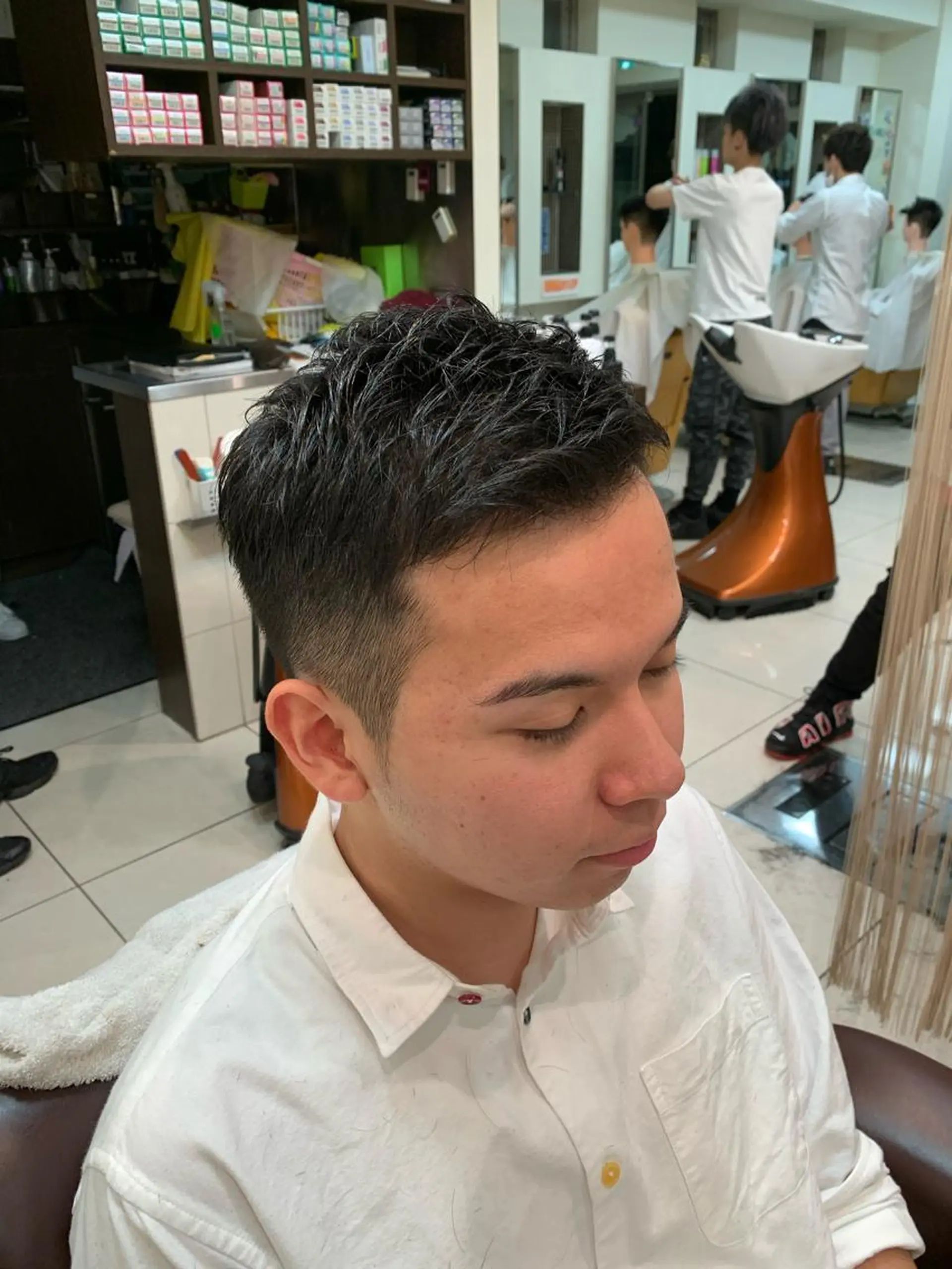 ショート メンズ 刈り上げ ショートヘア 羽木 隆徒のヘアスタイル